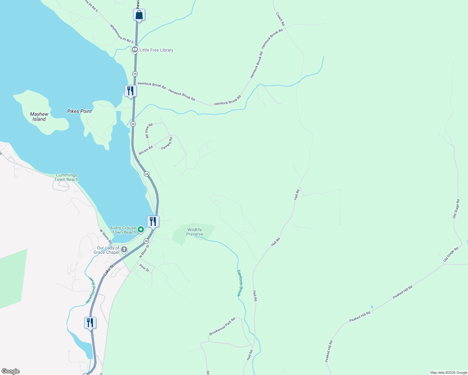 map of restaurants, bars, coffee shops, grocery stores, and more near Hundred Acre Wood Road in Bristol