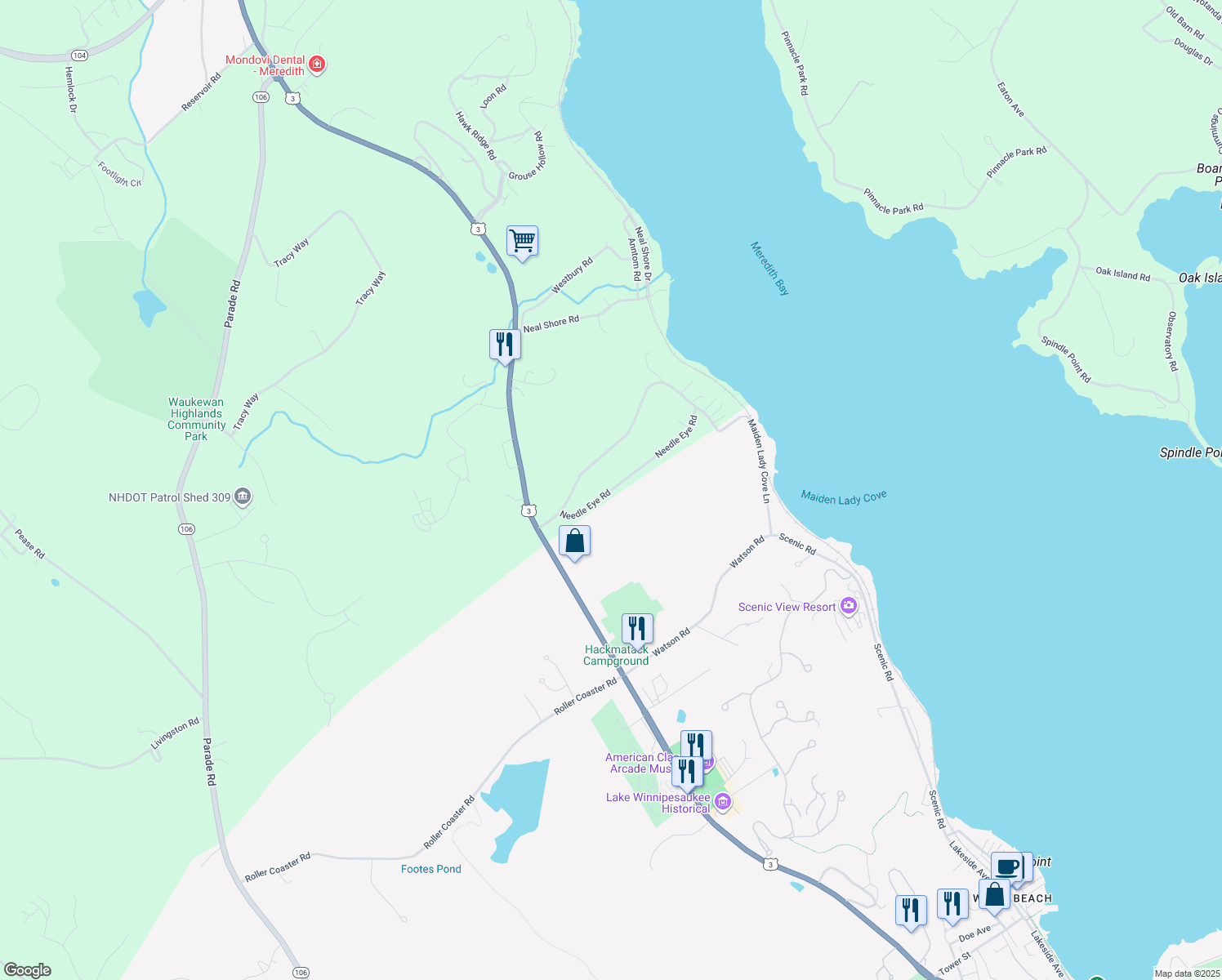 Needle Eye Road, Meredith NH Walk Score