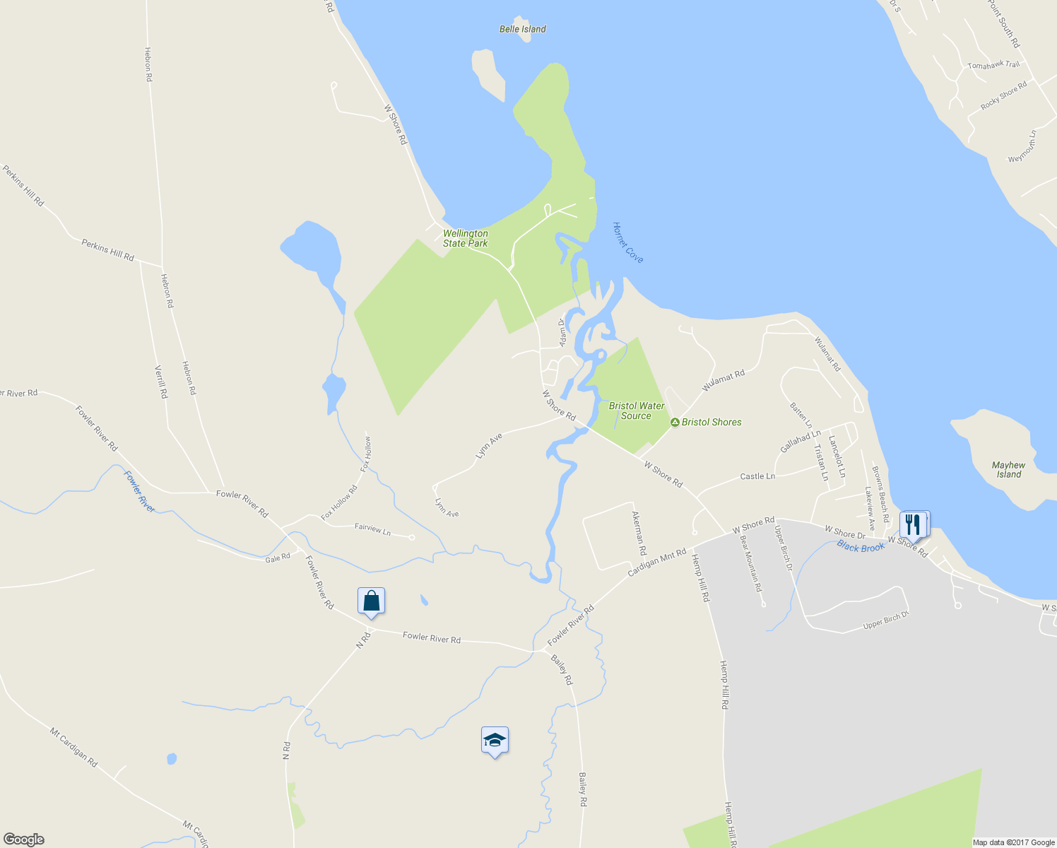 map of restaurants, bars, coffee shops, grocery stores, and more near 250 Lynn Avenue in Alexandria