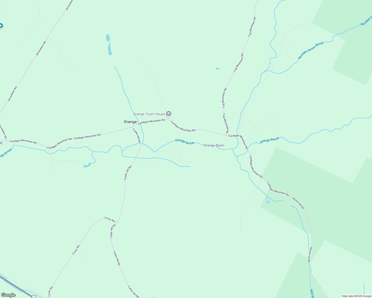 map of restaurants, bars, coffee shops, grocery stores, and more near 77 Williams Road in Orange