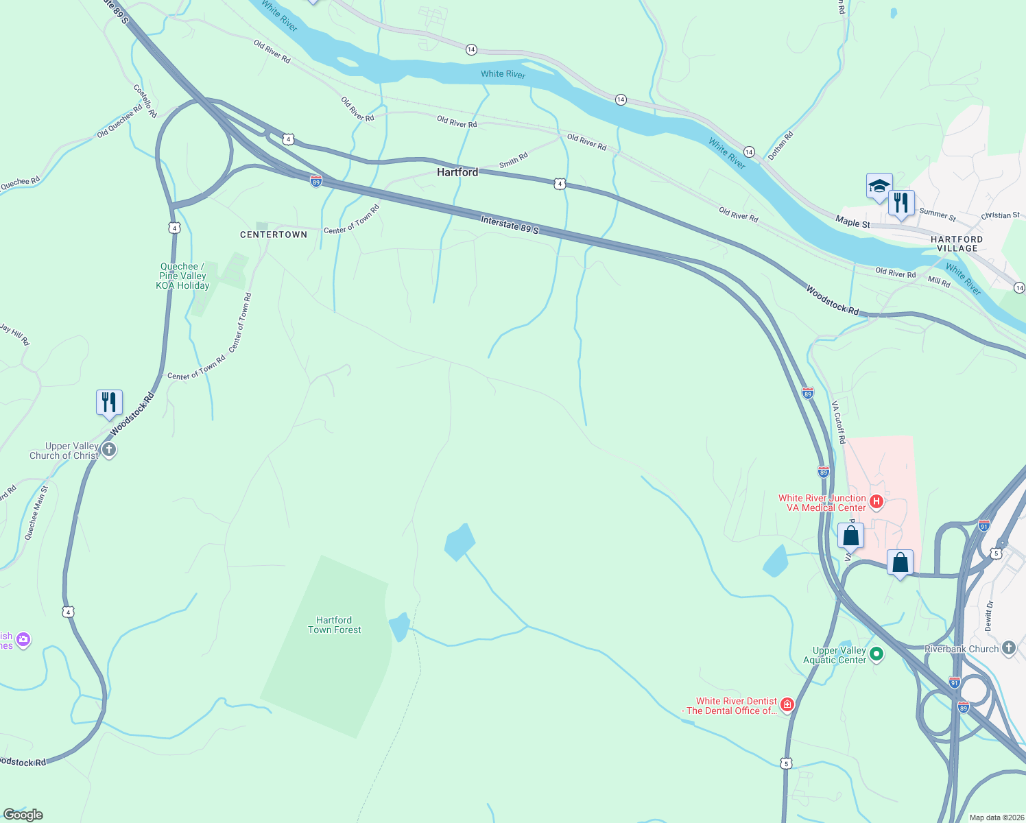 map of restaurants, bars, coffee shops, grocery stores, and more near 923 Kings Highway in Hartford