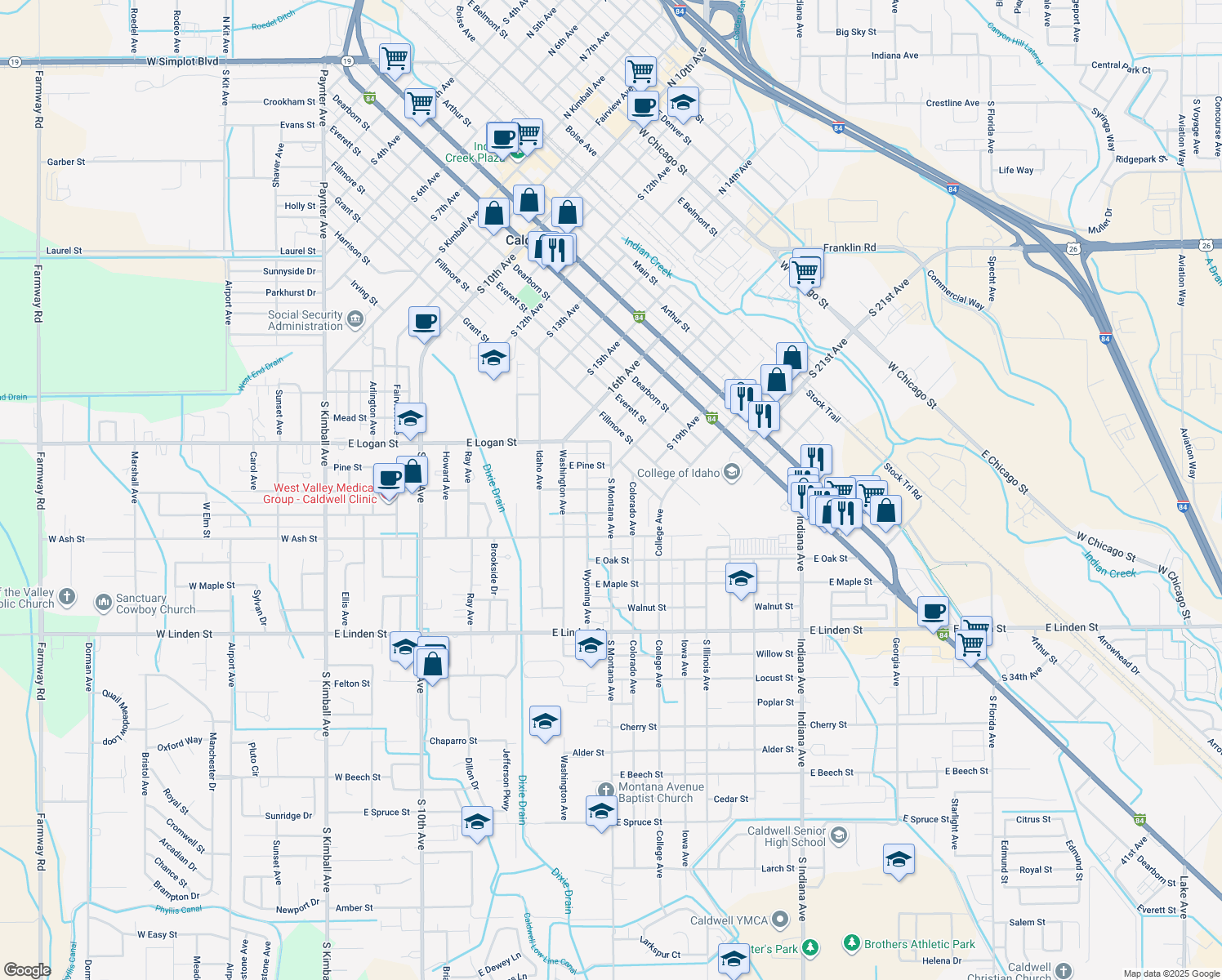 2214 East Elm Street, Caldwell ID Walk Score