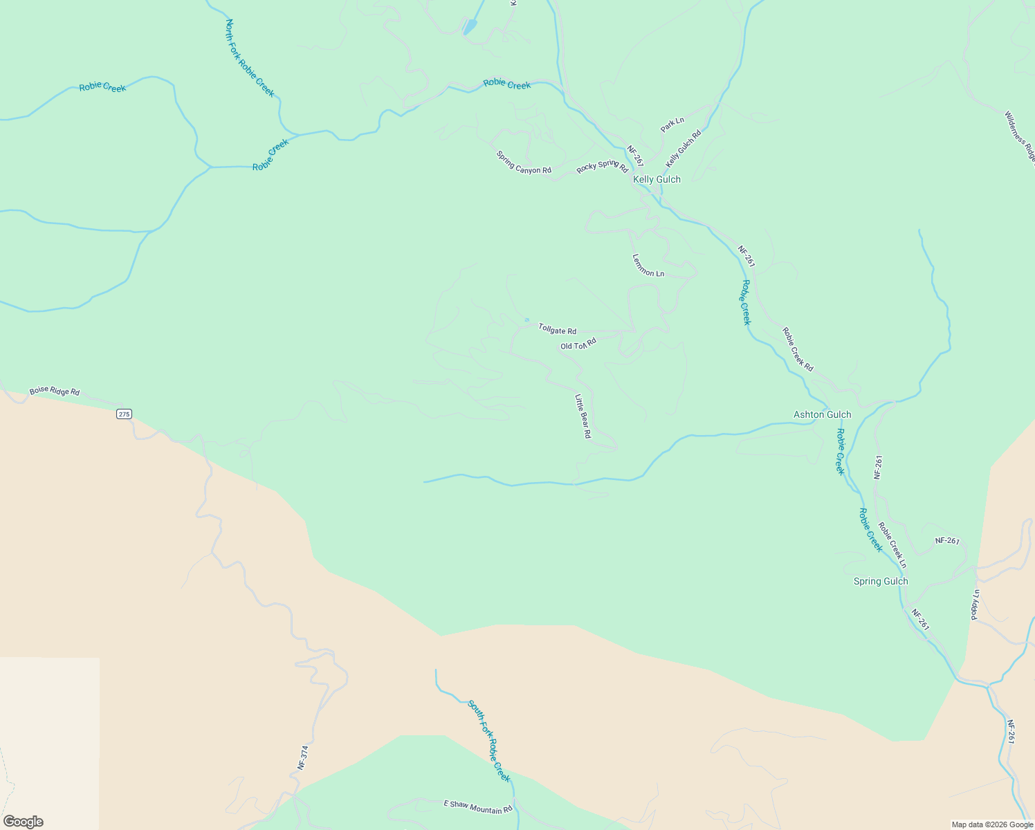 map of restaurants, bars, coffee shops, grocery stores, and more near 244-254 Tollgate Rd in Boise