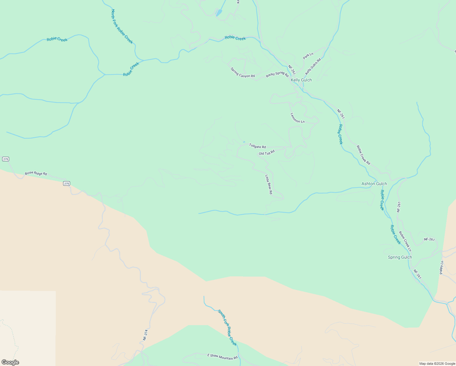 map of restaurants, bars, coffee shops, grocery stores, and more near 244 Tollgate Road in Boise