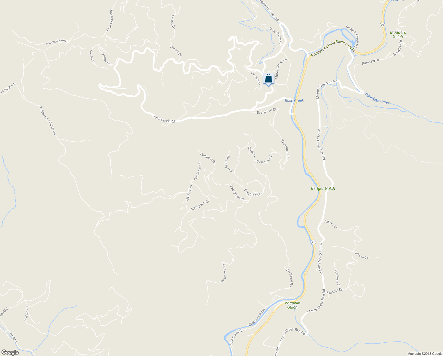 map of restaurants, bars, coffee shops, grocery stores, and more near 175 Evergreen Drive in Boise