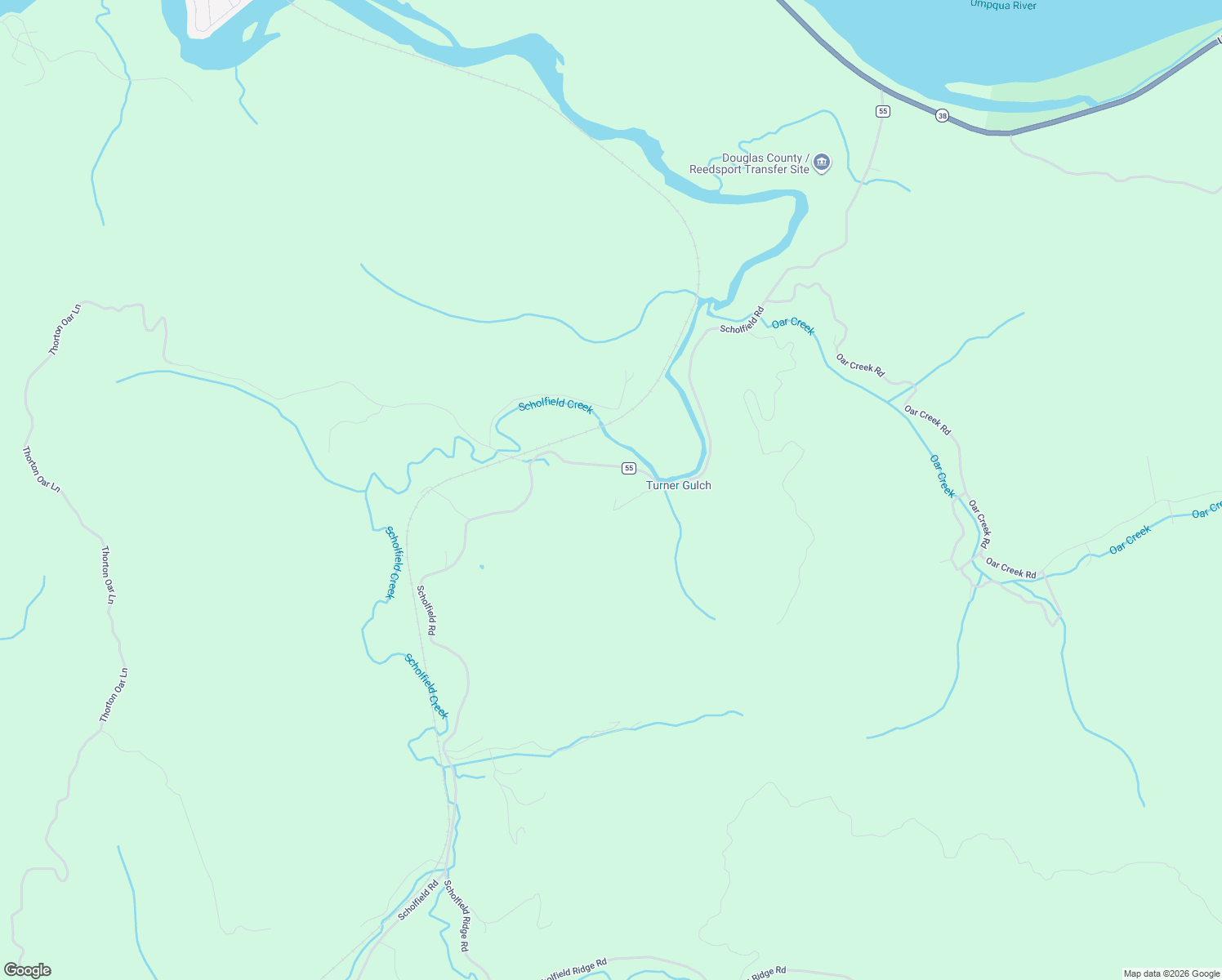 map of restaurants, bars, coffee shops, grocery stores, and more near 1578 Scholfield Road in Reedsport