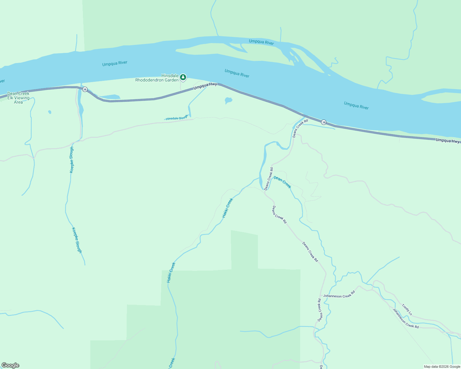 map of restaurants, bars, coffee shops, grocery stores, and more near 769 Deans Creek Road in Reedsport