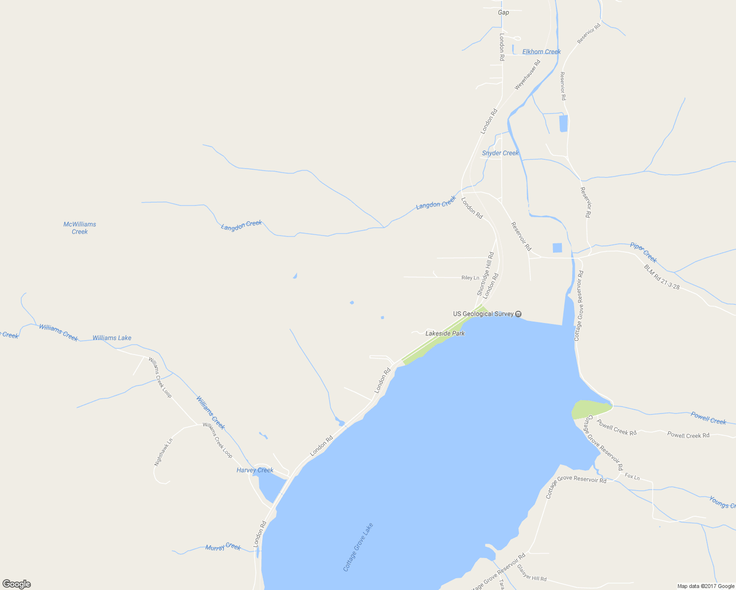 map of restaurants, bars, coffee shops, grocery stores, and more near 32210 Woodson Lane in Cottage Grove