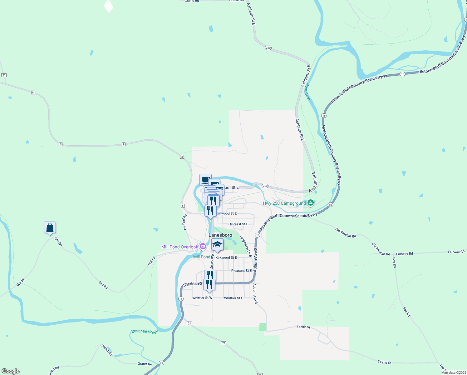 300 Ashburn Street East, Lanesboro MN Walk Score