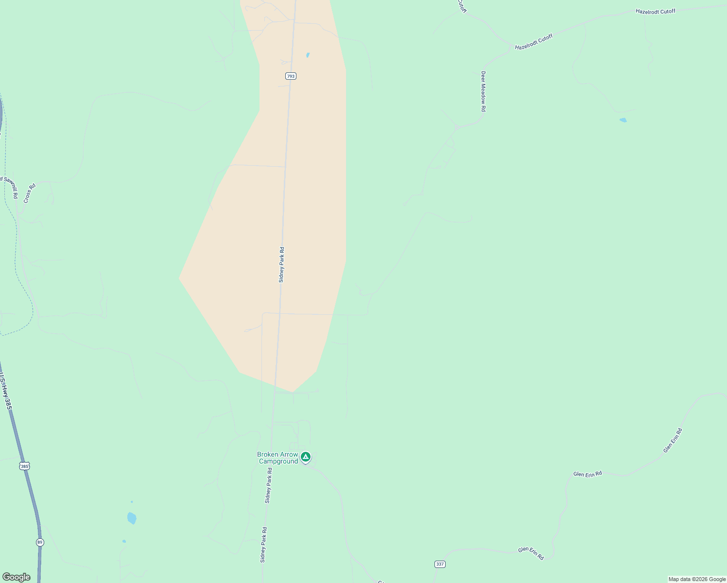 map of restaurants, bars, coffee shops, grocery stores, and more near West View Road in Custer