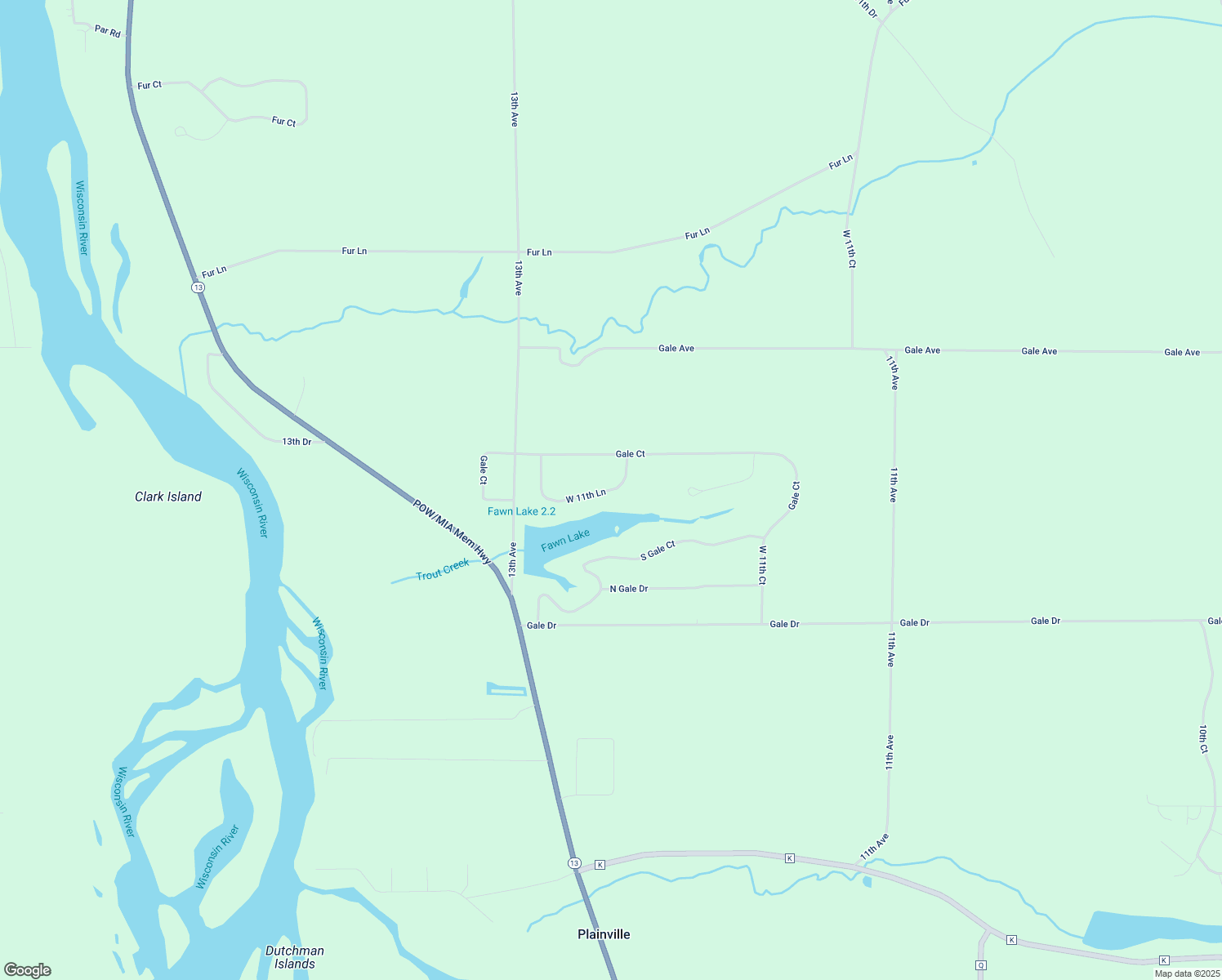 map of restaurants, bars, coffee shops, grocery stores, and more near 3634 West 11th Lane in Wisconsin Dells