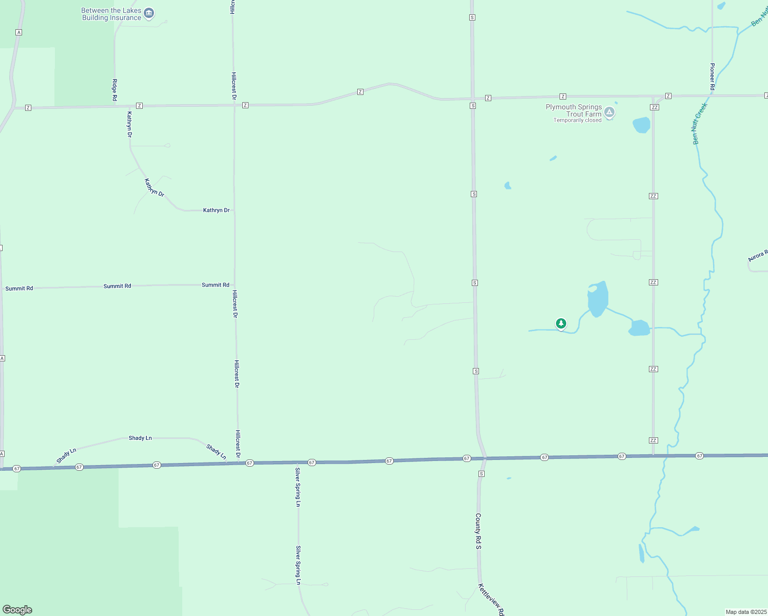 map of restaurants, bars, coffee shops, grocery stores, and more near W7071 Emerald Ridge Road in Plymouth