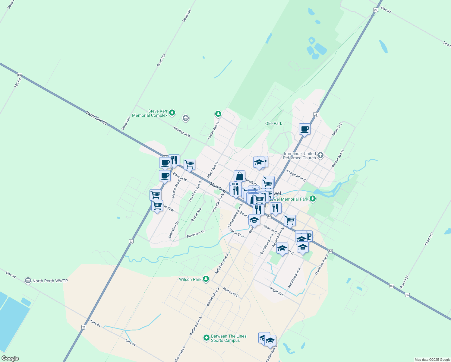 534 Inkerman Street West, Listowel ON Walk Score