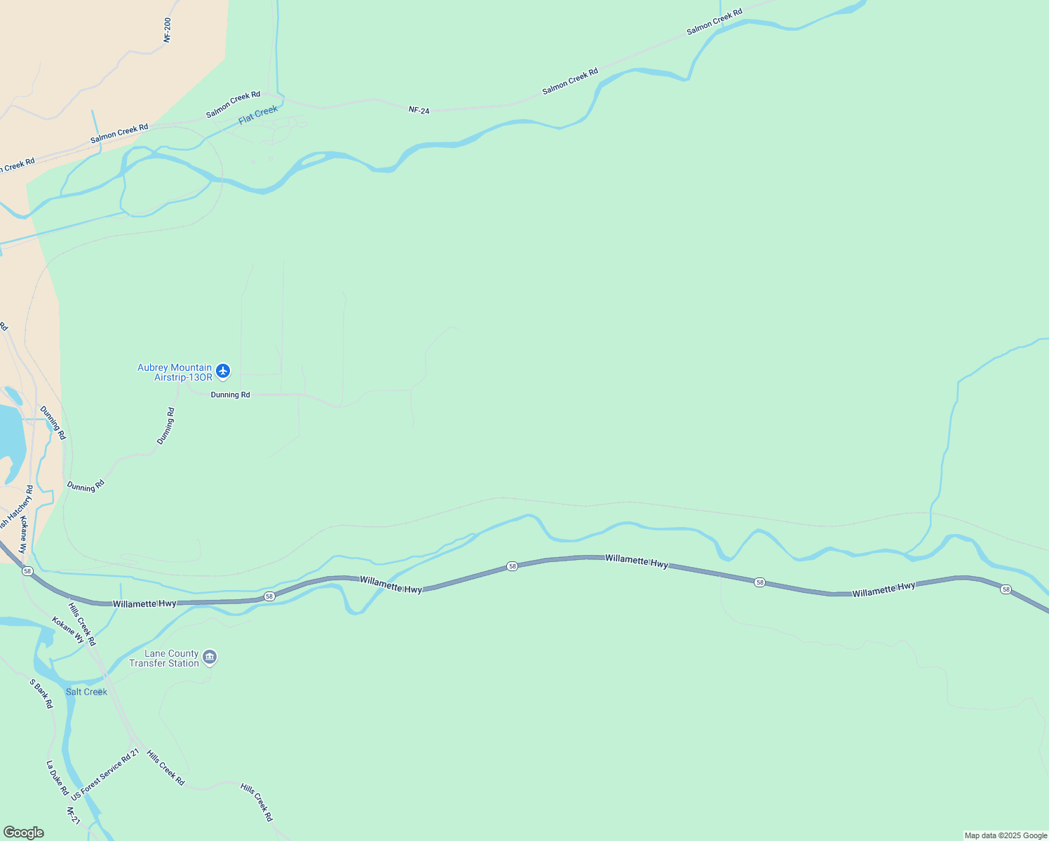 map of restaurants, bars, coffee shops, grocery stores, and more near in Oakridge