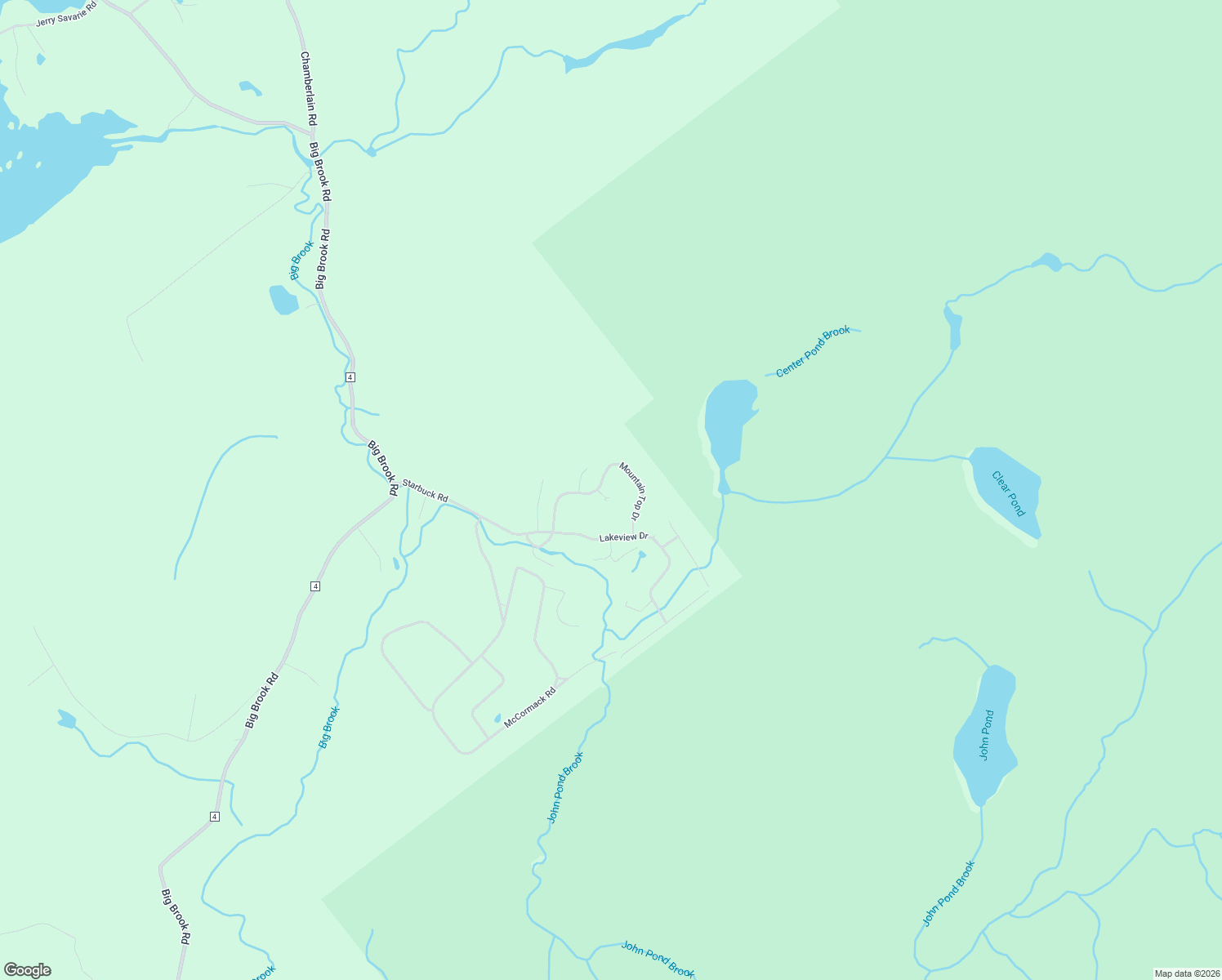 map of restaurants, bars, coffee shops, grocery stores, and more near 158 Mountain Top Drive in Indian Lake