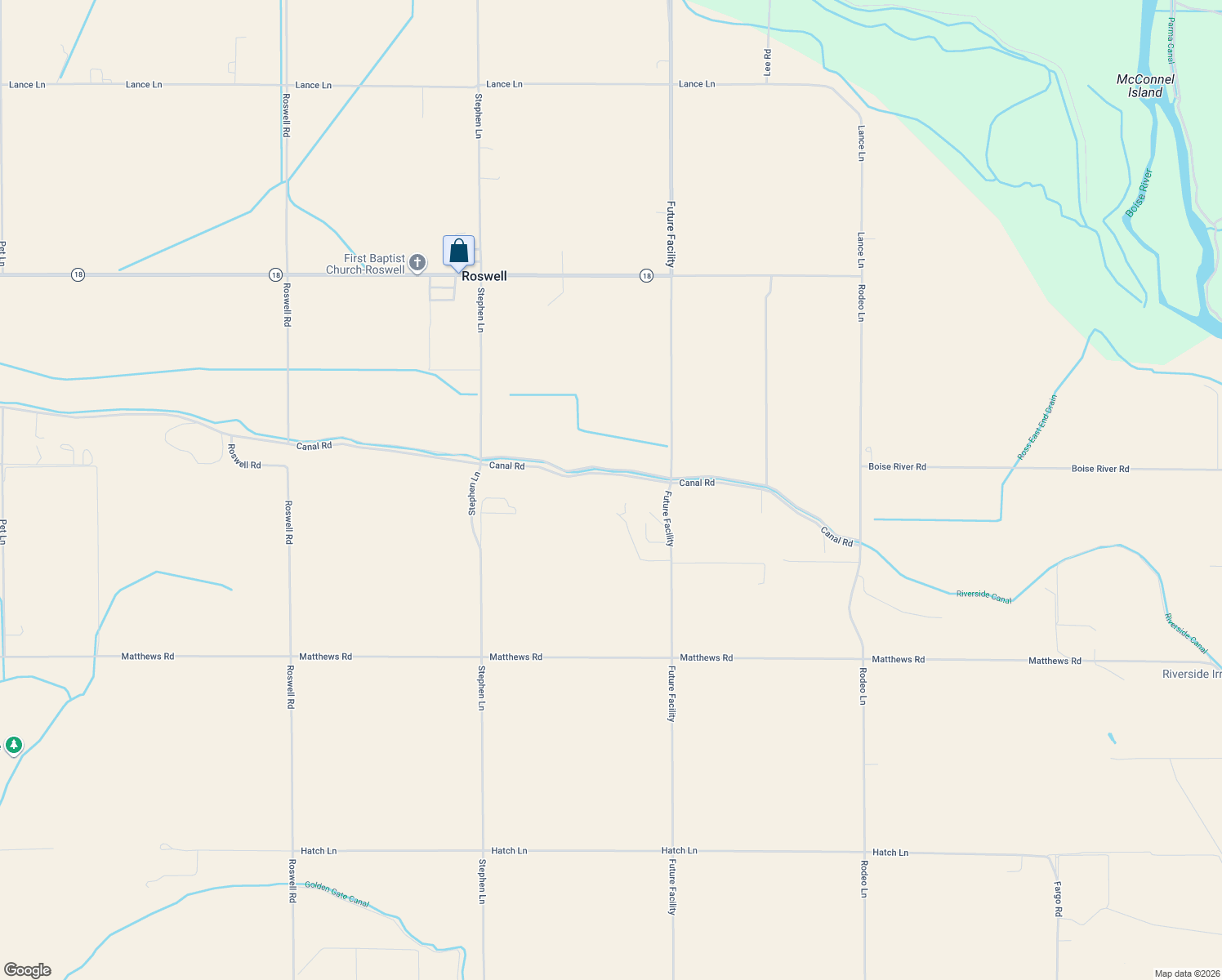 map of restaurants, bars, coffee shops, grocery stores, and more near 28135 Canal Road in Parma
