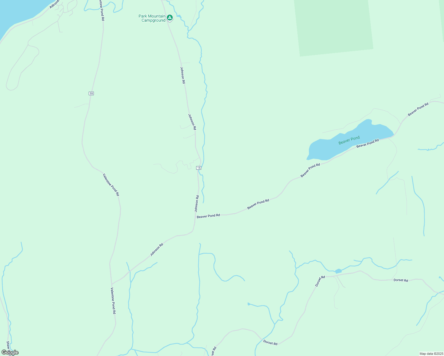 map of restaurants, bars, coffee shops, grocery stores, and more near 39 Beaver Pond Road in Adirondack