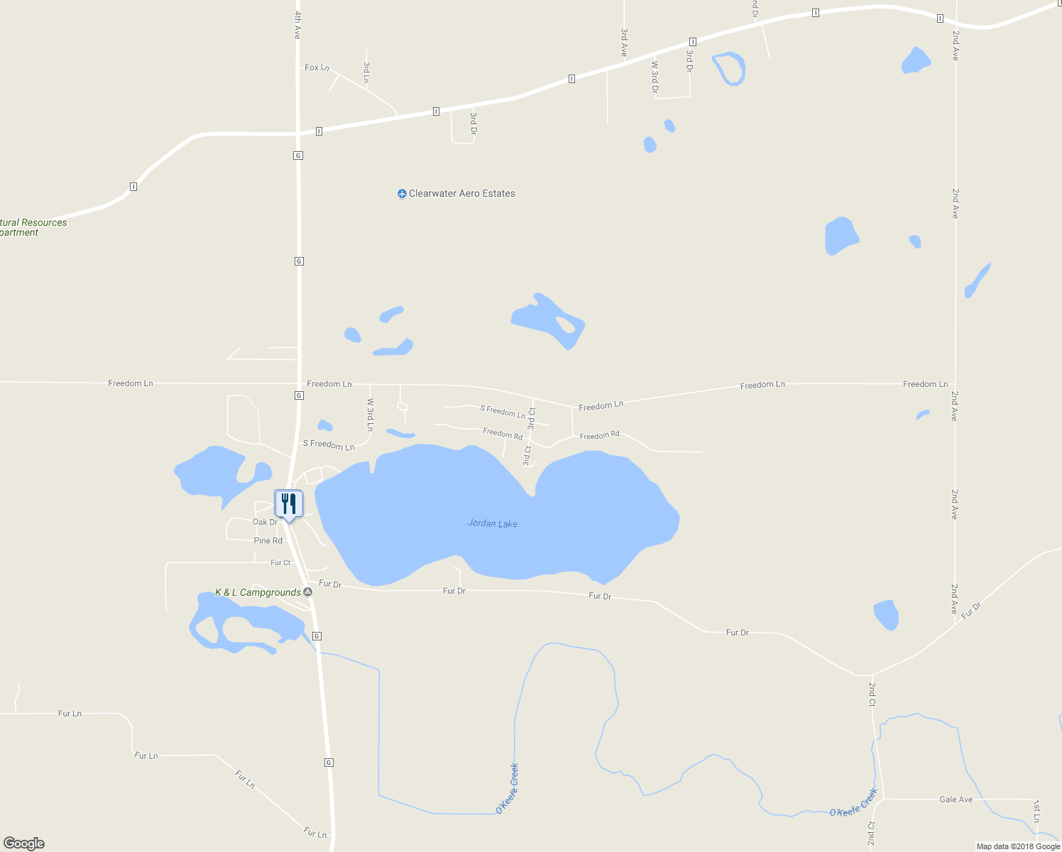 map of restaurants, bars, coffee shops, grocery stores, and more near 3484 3rd Court in Oxford