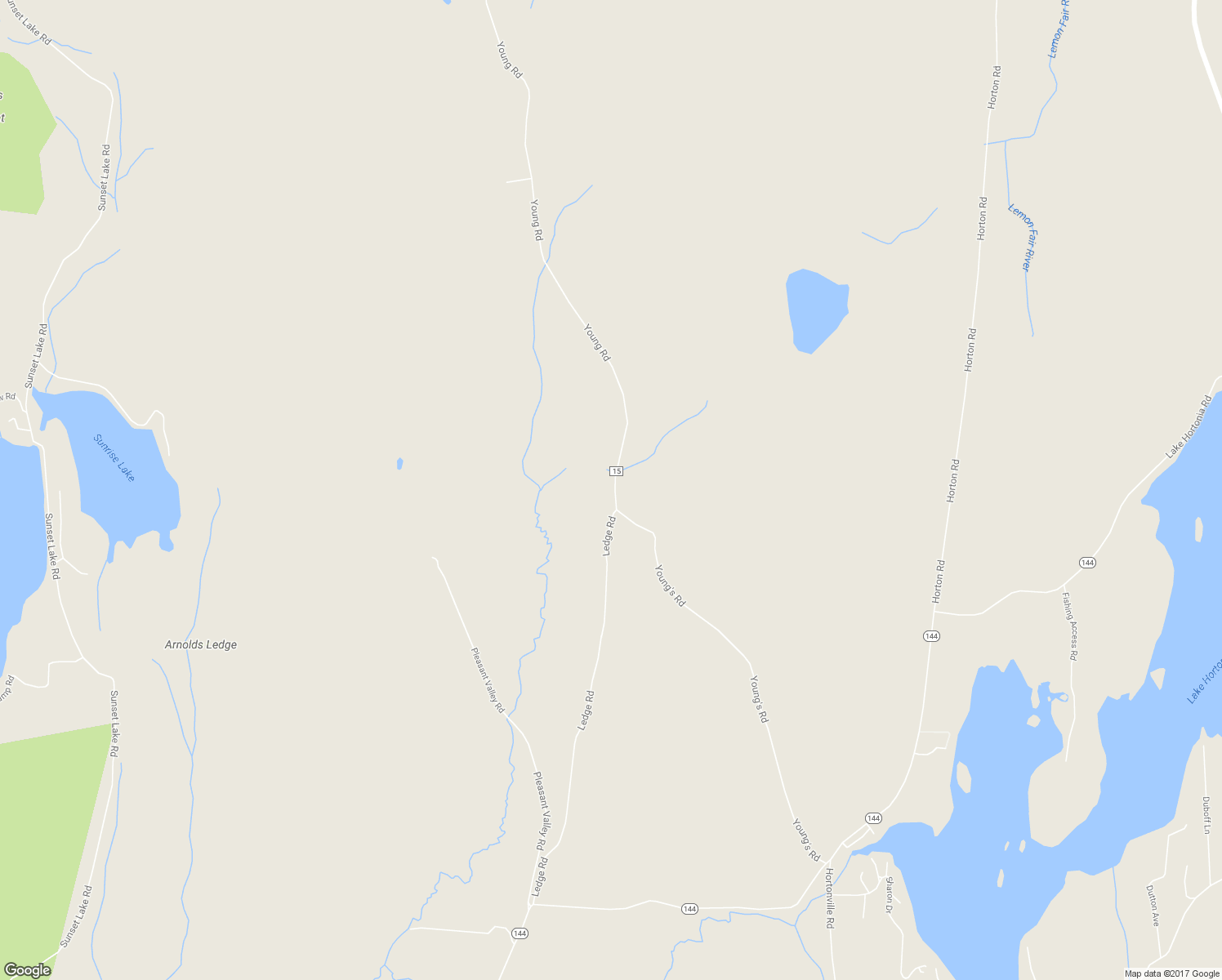 map of restaurants, bars, coffee shops, grocery stores, and more near 101 Young Road in Orwell