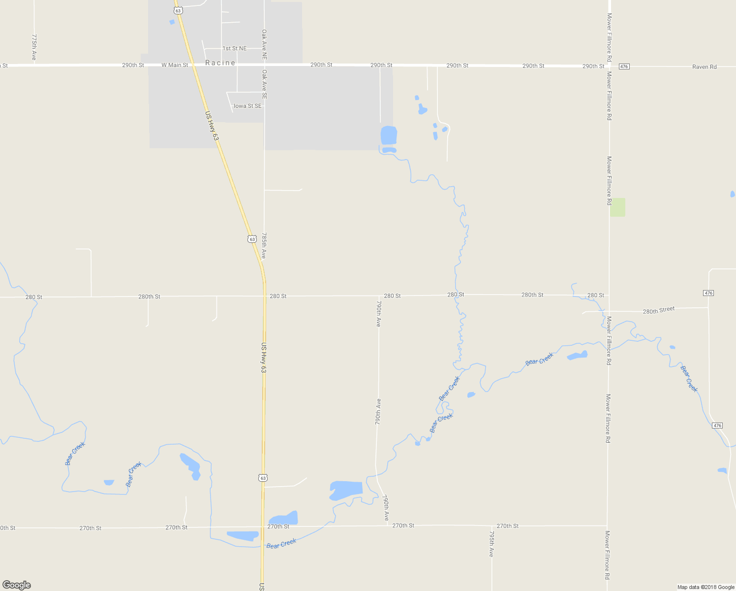 map of restaurants, bars, coffee shops, grocery stores, and more near 78946 280 Street in Racine