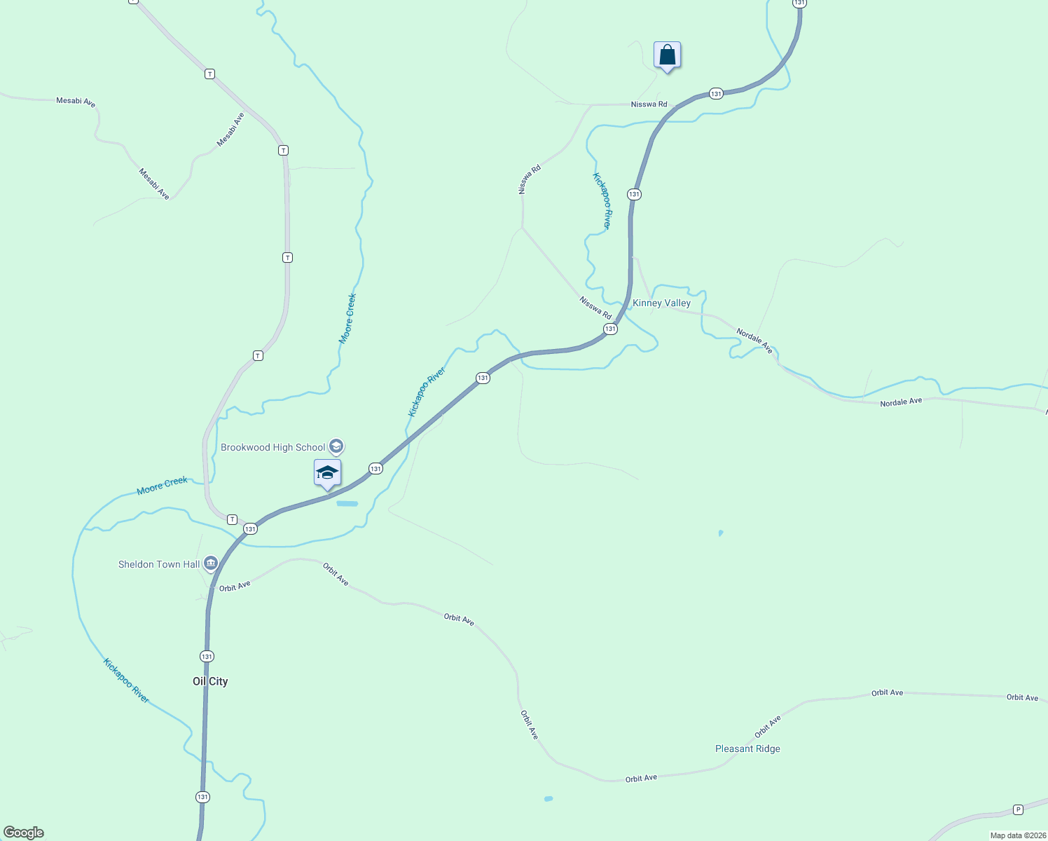 map of restaurants, bars, coffee shops, grocery stores, and more near 21388 Nightingale Avenue in Ontario