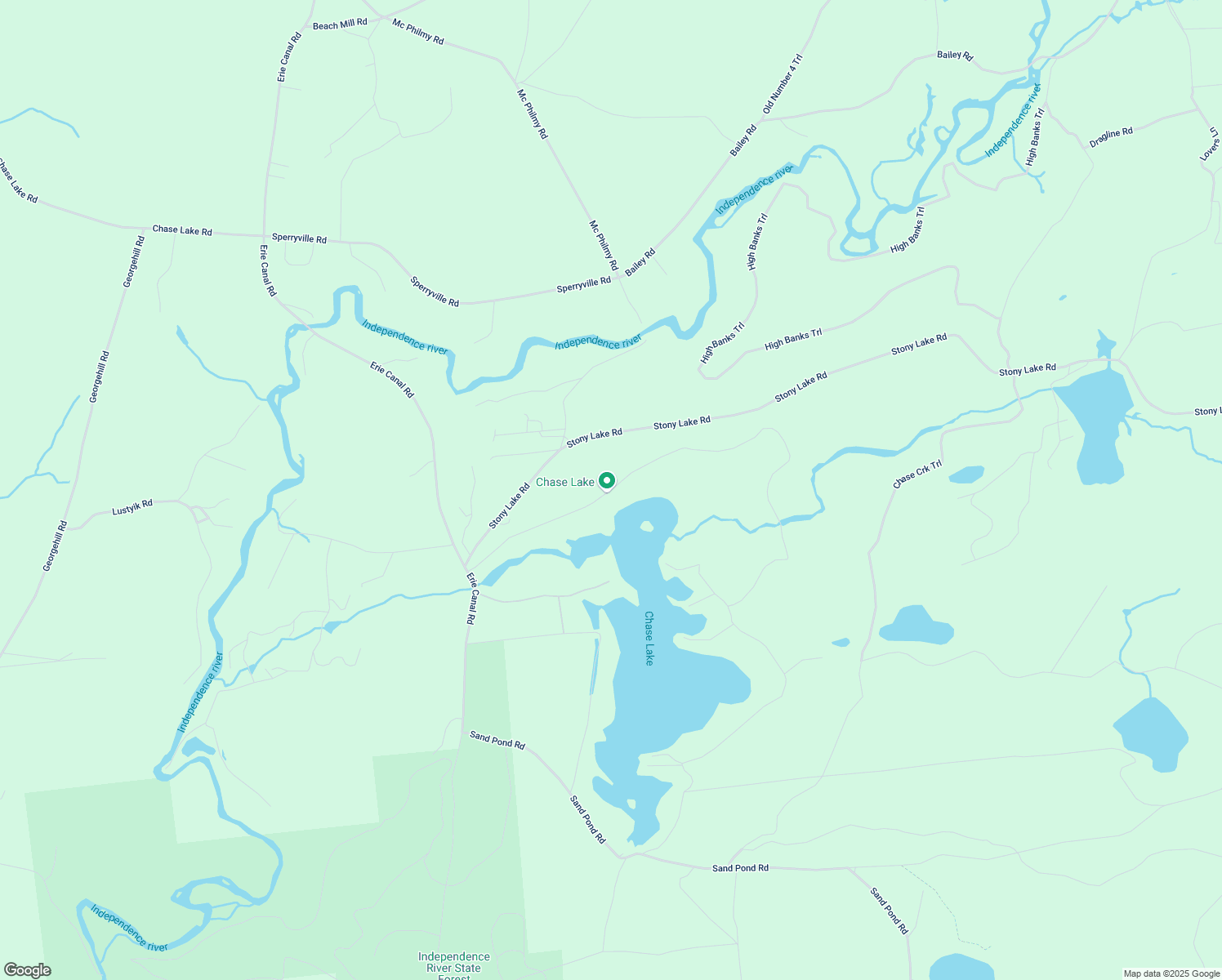 map of restaurants, bars, coffee shops, grocery stores, and more near North Shore Road in Glenfield