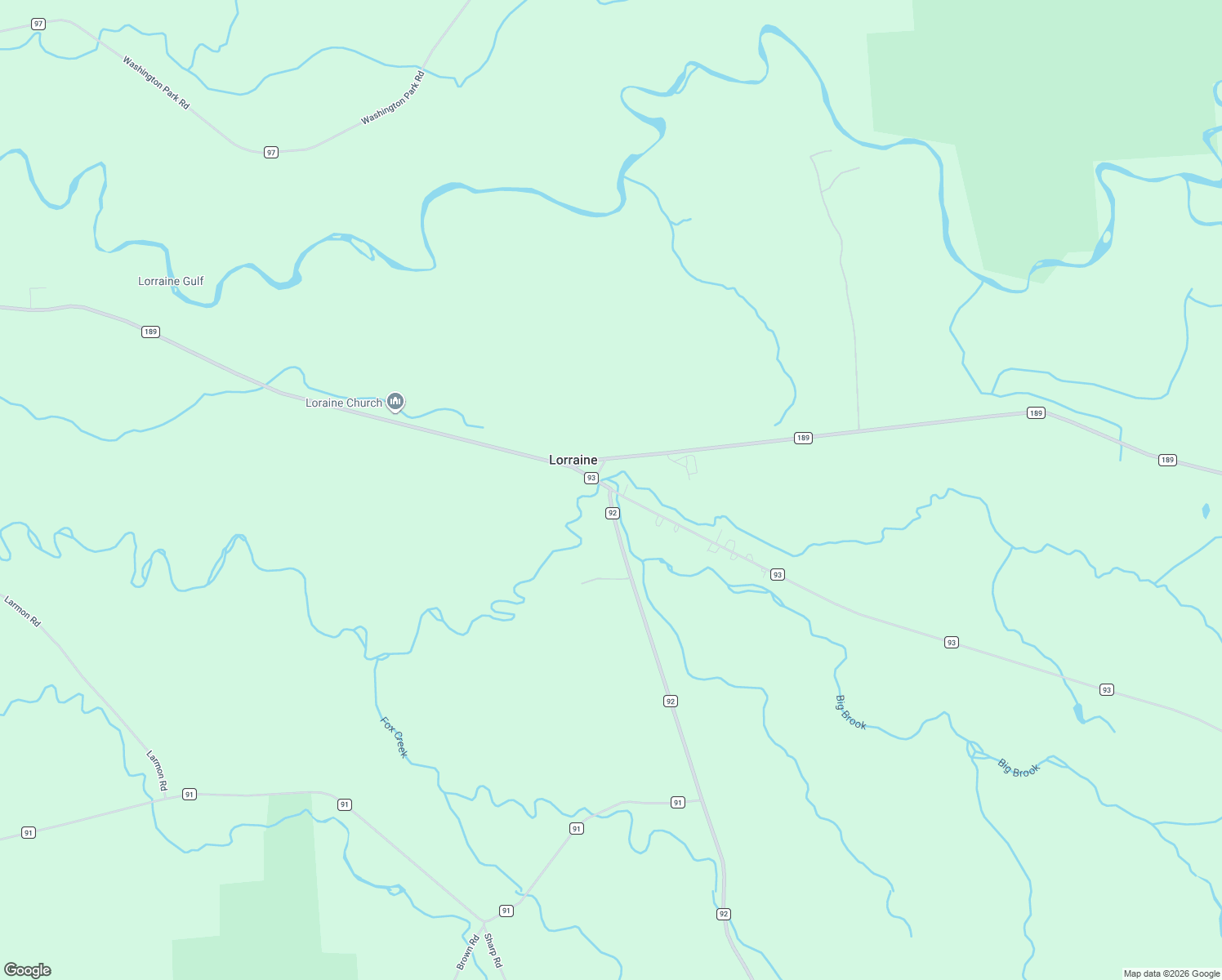 map of restaurants, bars, coffee shops, grocery stores, and more near 6456 County Road 92 in Lorraine