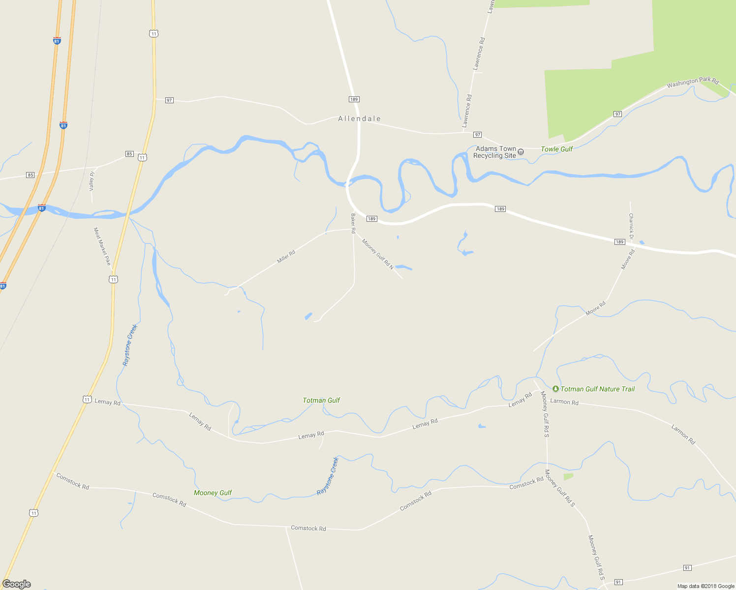 map of restaurants, bars, coffee shops, grocery stores, and more near 6200 Baker Road in Adams