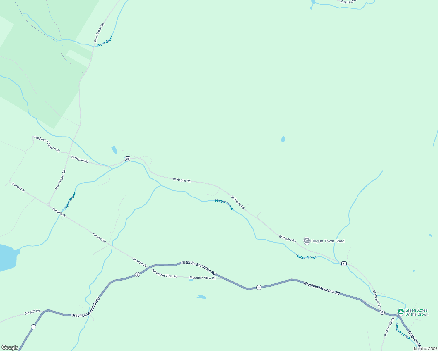 map of restaurants, bars, coffee shops, grocery stores, and more near 346 West Hague Road in Hague