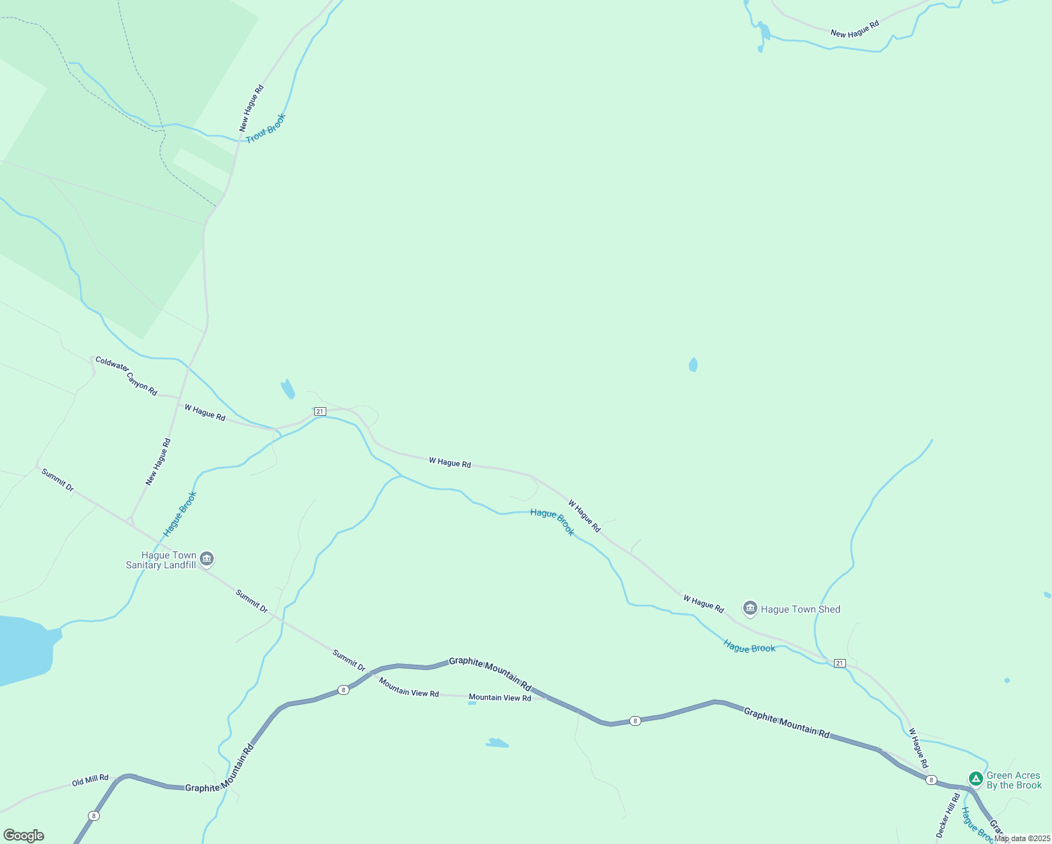 map of restaurants, bars, coffee shops, grocery stores, and more near 346 West Hague Road in Hague
