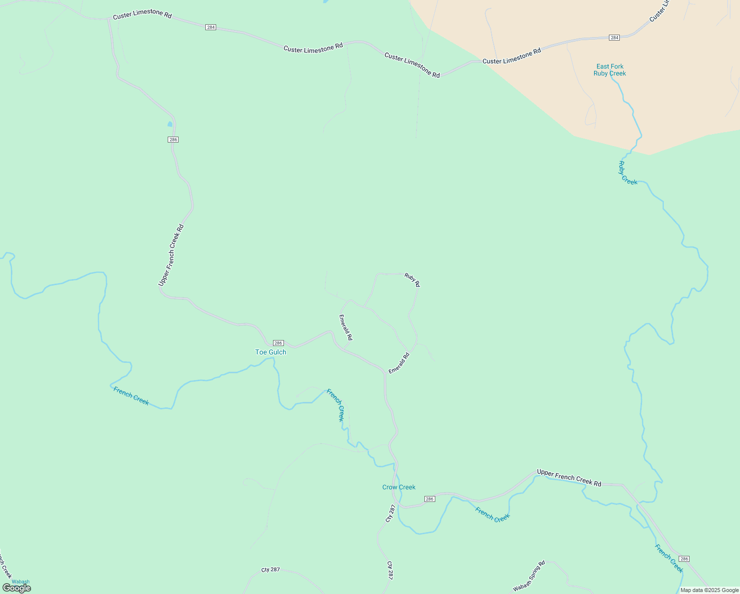 map of restaurants, bars, coffee shops, grocery stores, and more near 25001 Ruby Road in Custer