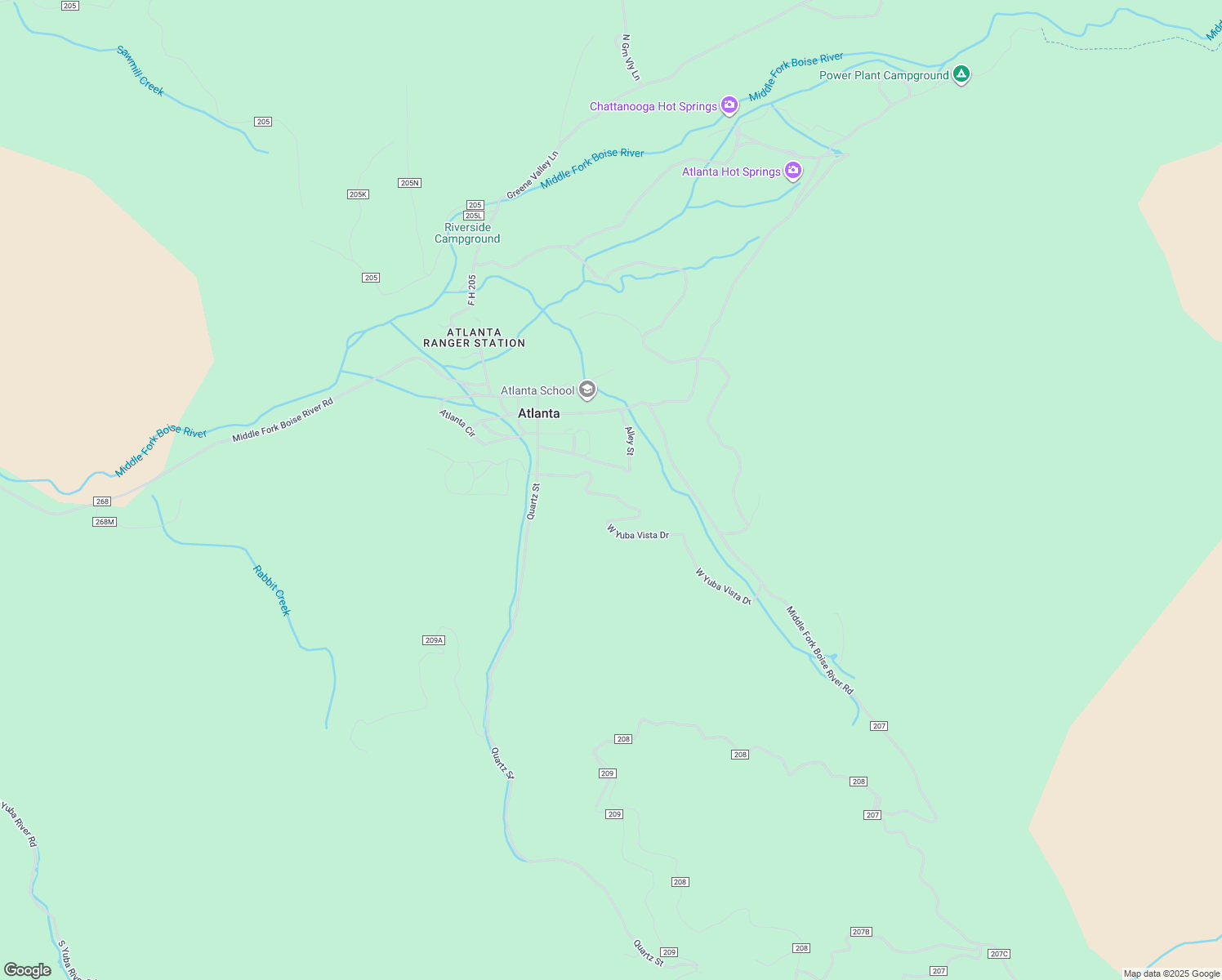 map of restaurants, bars, coffee shops, grocery stores, and more near 80 East Alturas Road in Atlanta