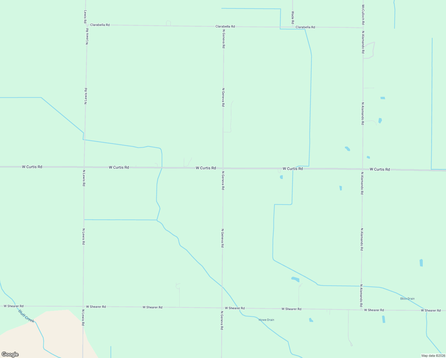 map of restaurants, bars, coffee shops, grocery stores, and more near 6465 North Geneva Road in Coleman