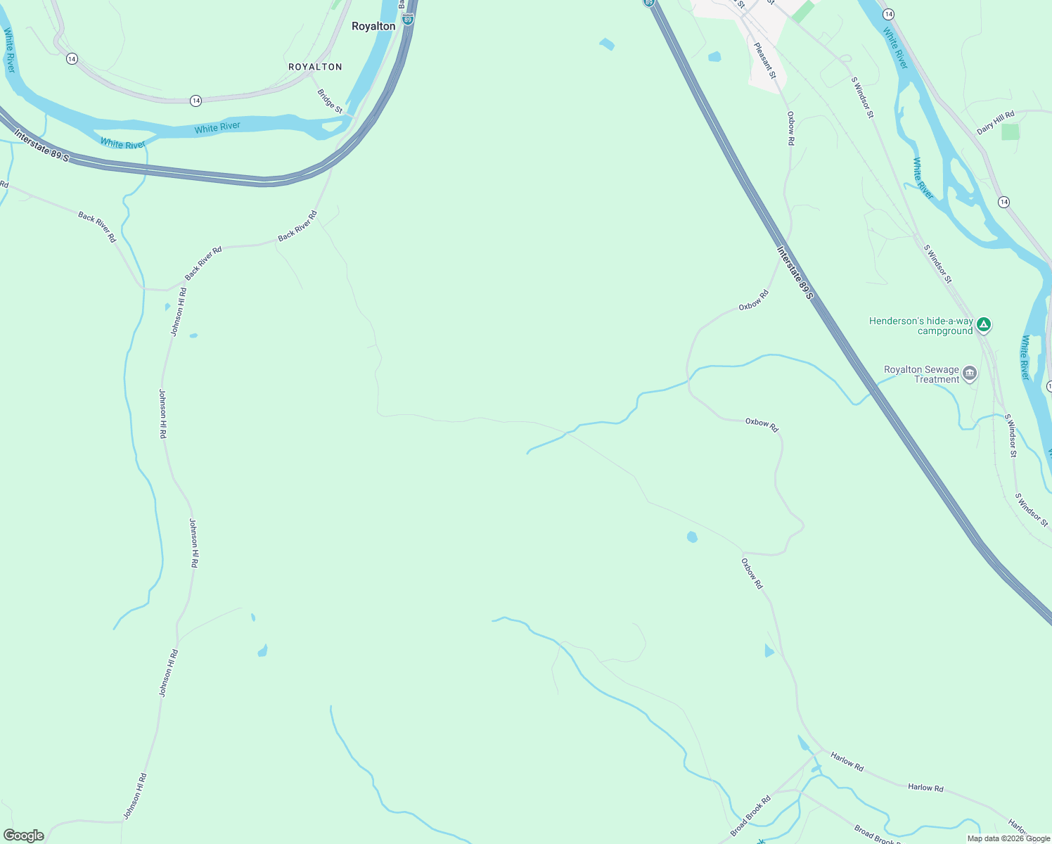 map of restaurants, bars, coffee shops, grocery stores, and more near Town Highway 37 in Royalton