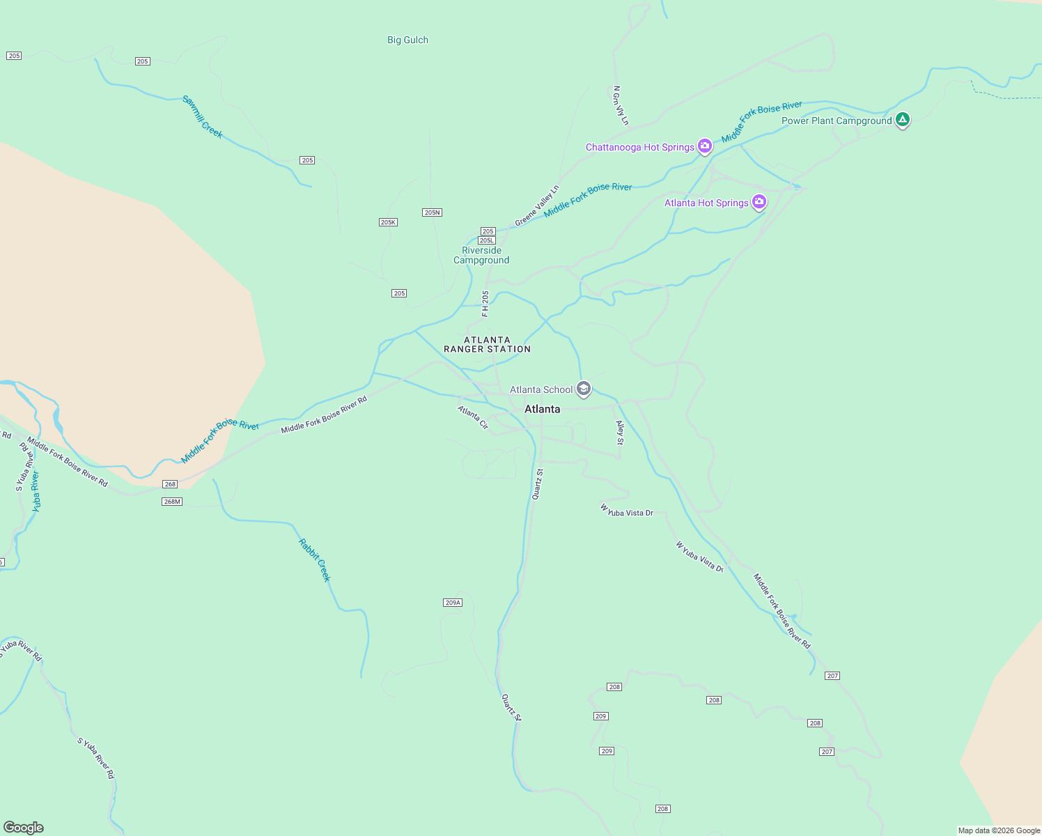 map of restaurants, bars, coffee shops, grocery stores, and more near 17 Main Street in Atlanta