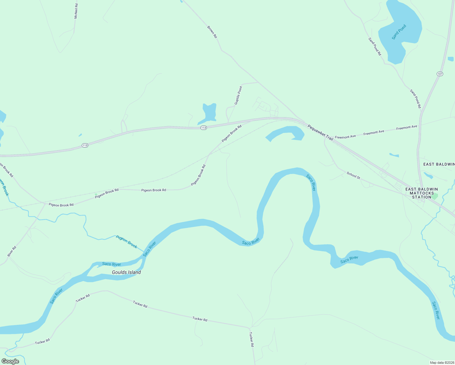 map of restaurants, bars, coffee shops, grocery stores, and more near Fr Ln 20A in Baldwin