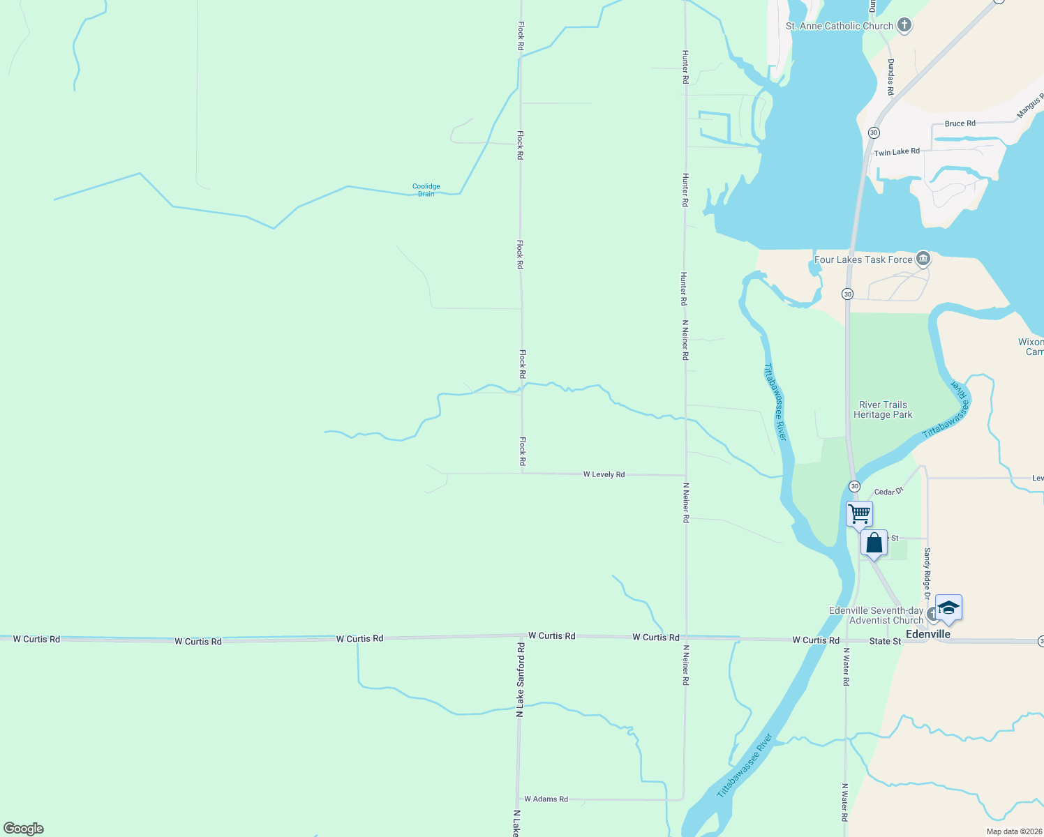 map of restaurants, bars, coffee shops, grocery stores, and more near 4835 Flock Road in Beaverton