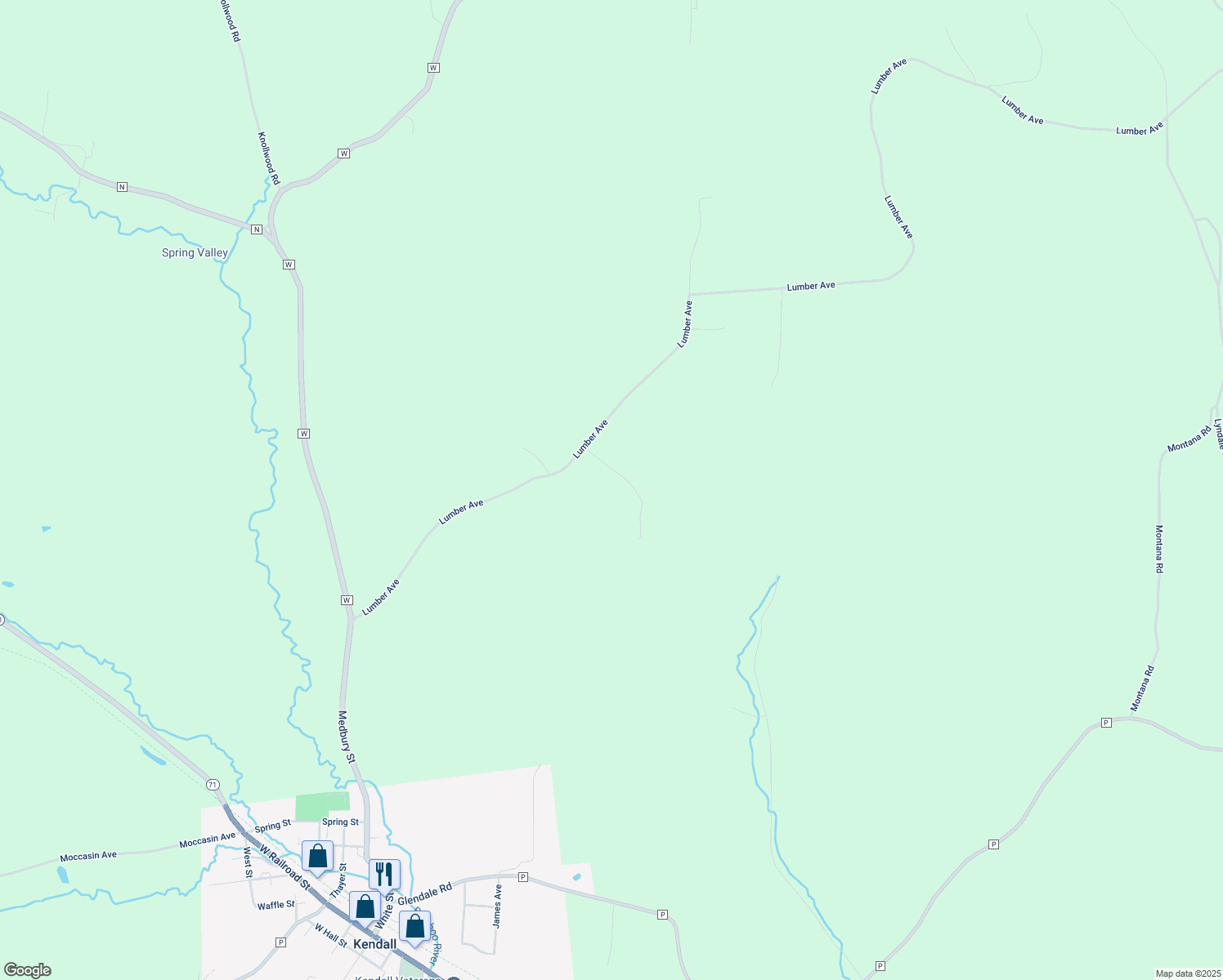 map of restaurants, bars, coffee shops, grocery stores, and more near in Kendall