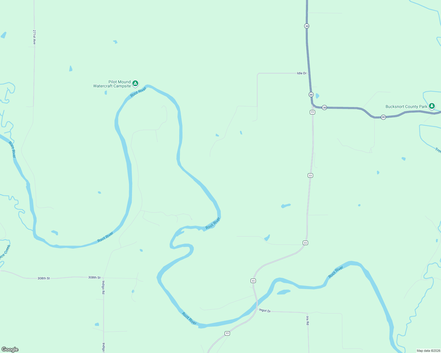 map of restaurants, bars, coffee shops, grocery stores, and more near in Chatfield