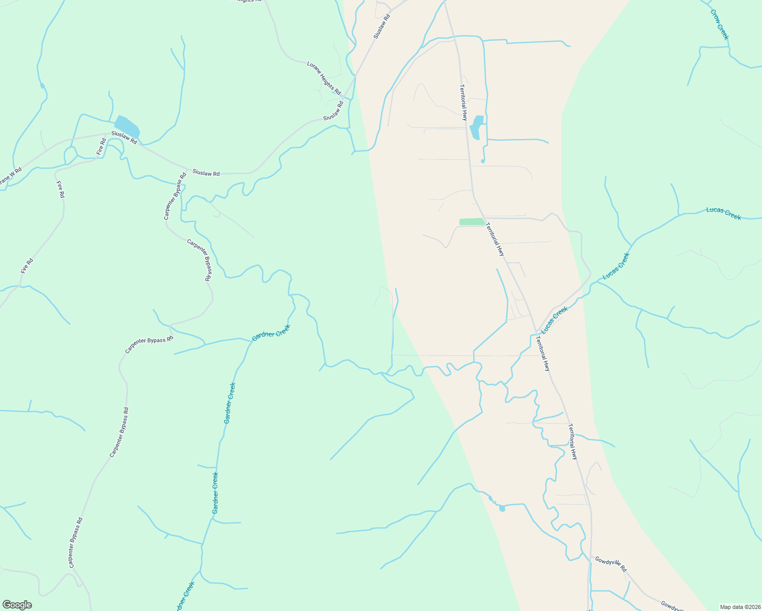 map of restaurants, bars, coffee shops, grocery stores, and more near 79426 Territorial Highway in Lorane