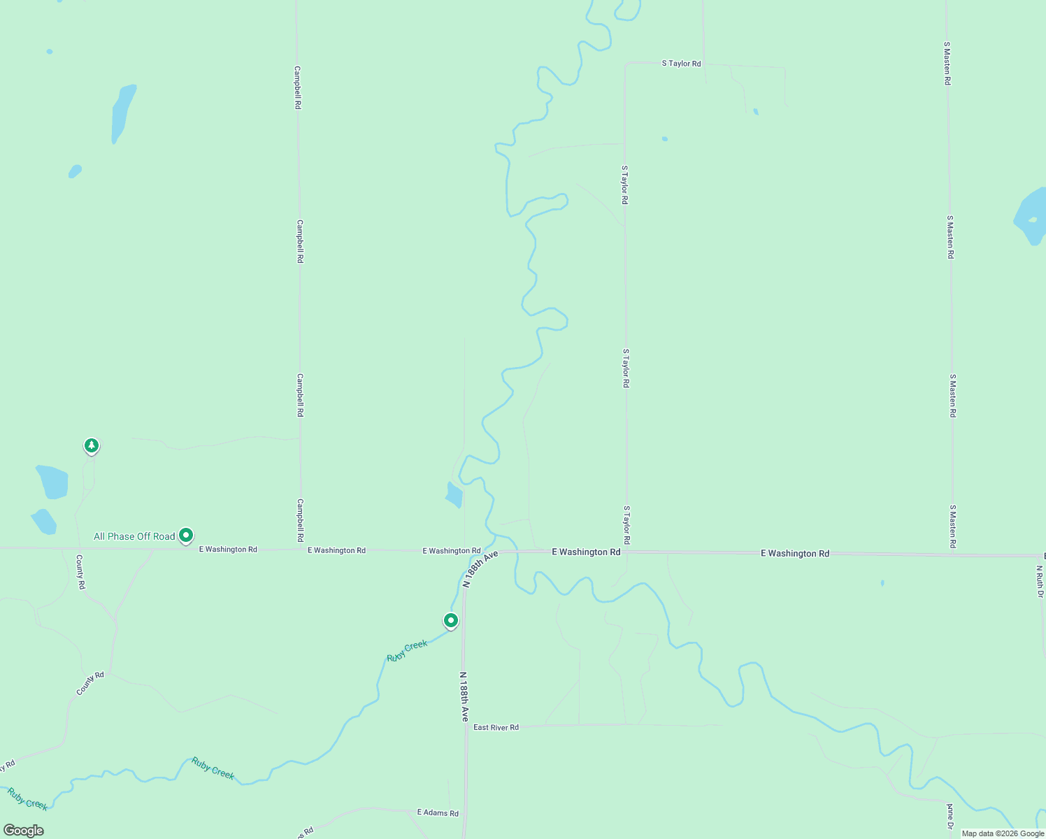 map of restaurants, bars, coffee shops, grocery stores, and more near 7333 South Riverbend Road in Township of Branch
