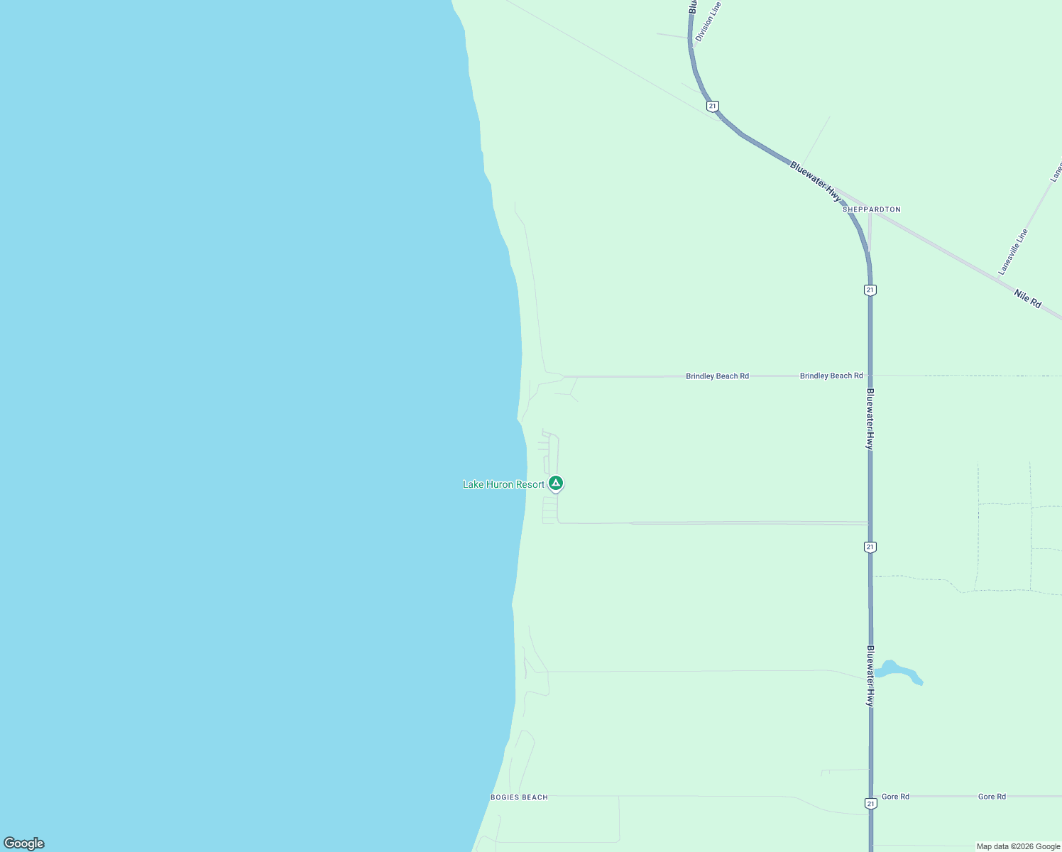 map of restaurants, bars, coffee shops, grocery stores, and more near 82847 C Culbert Road in Goderich