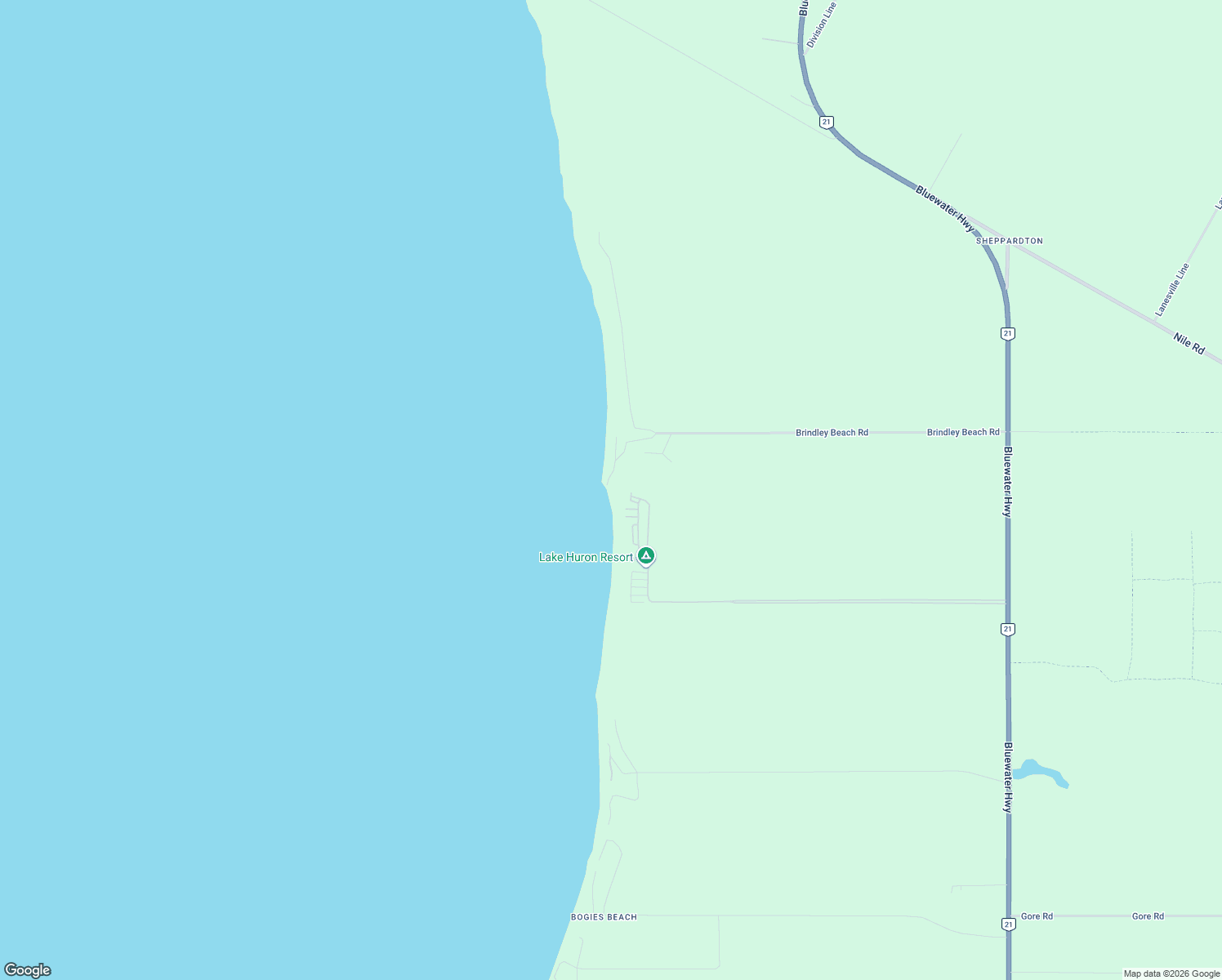 map of restaurants, bars, coffee shops, grocery stores, and more near 82847C Culbert Road in Goderich