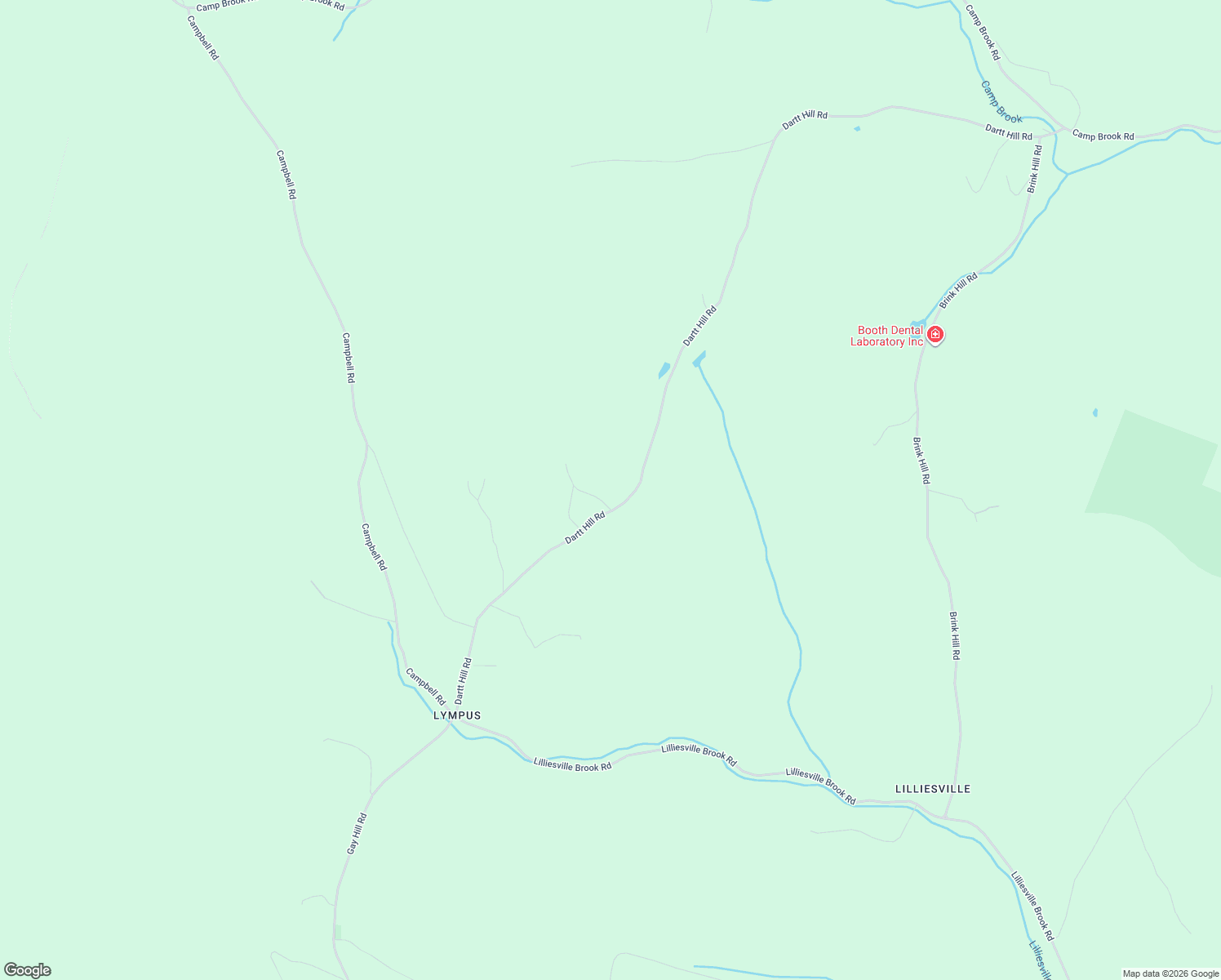 map of restaurants, bars, coffee shops, grocery stores, and more near 1846 Dartt Hill Rd in Bethel