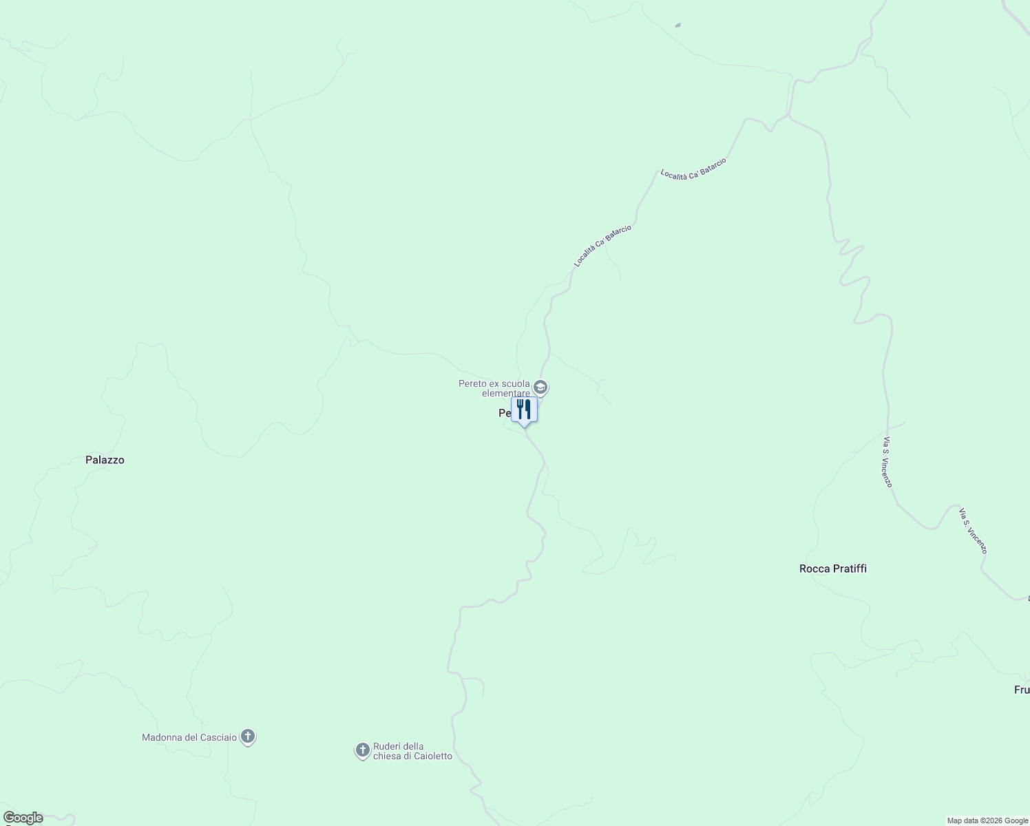 map of restaurants, bars, coffee shops, grocery stores, and more near in Pereto