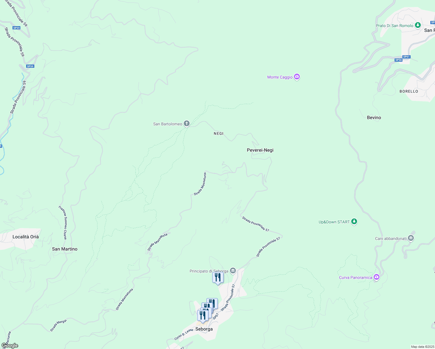 map of restaurants, bars, coffee shops, grocery stores, and more near 21 SP57 in Fumei-negi