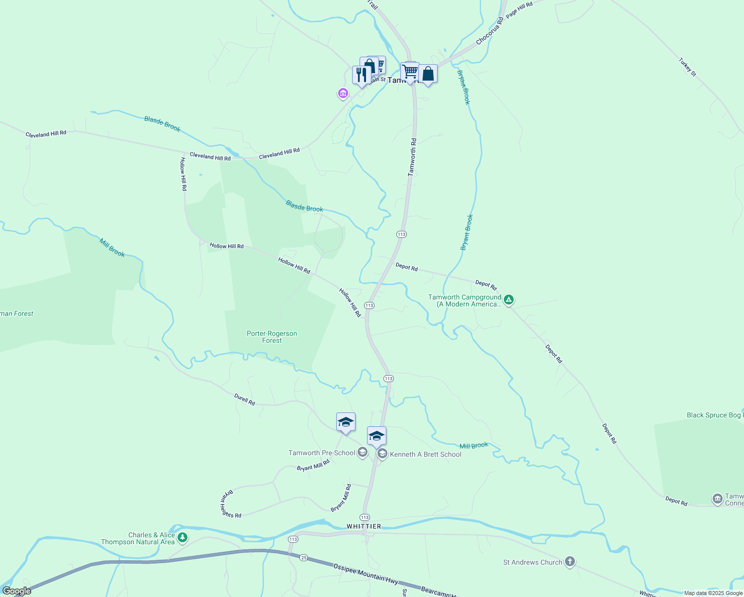 Tamworth Road, Tamworth NH Walk Score