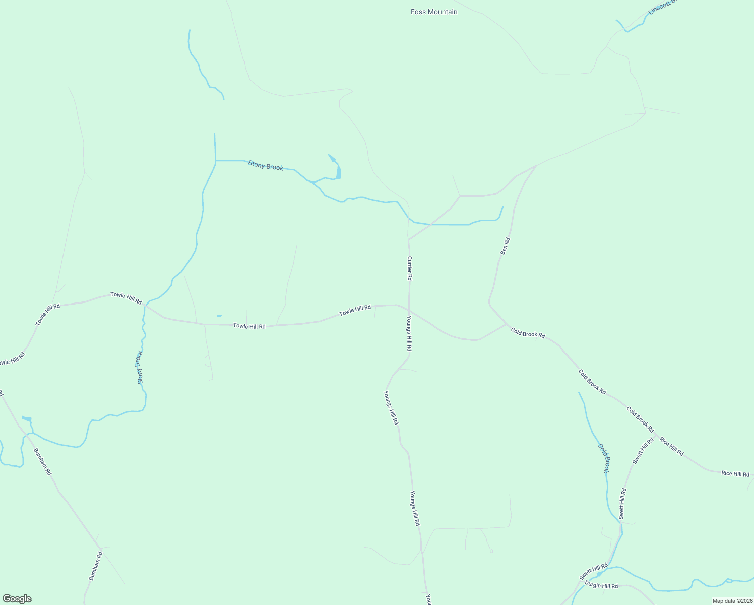 map of restaurants, bars, coffee shops, grocery stores, and more near 14 Cold Brook Road in Freedom