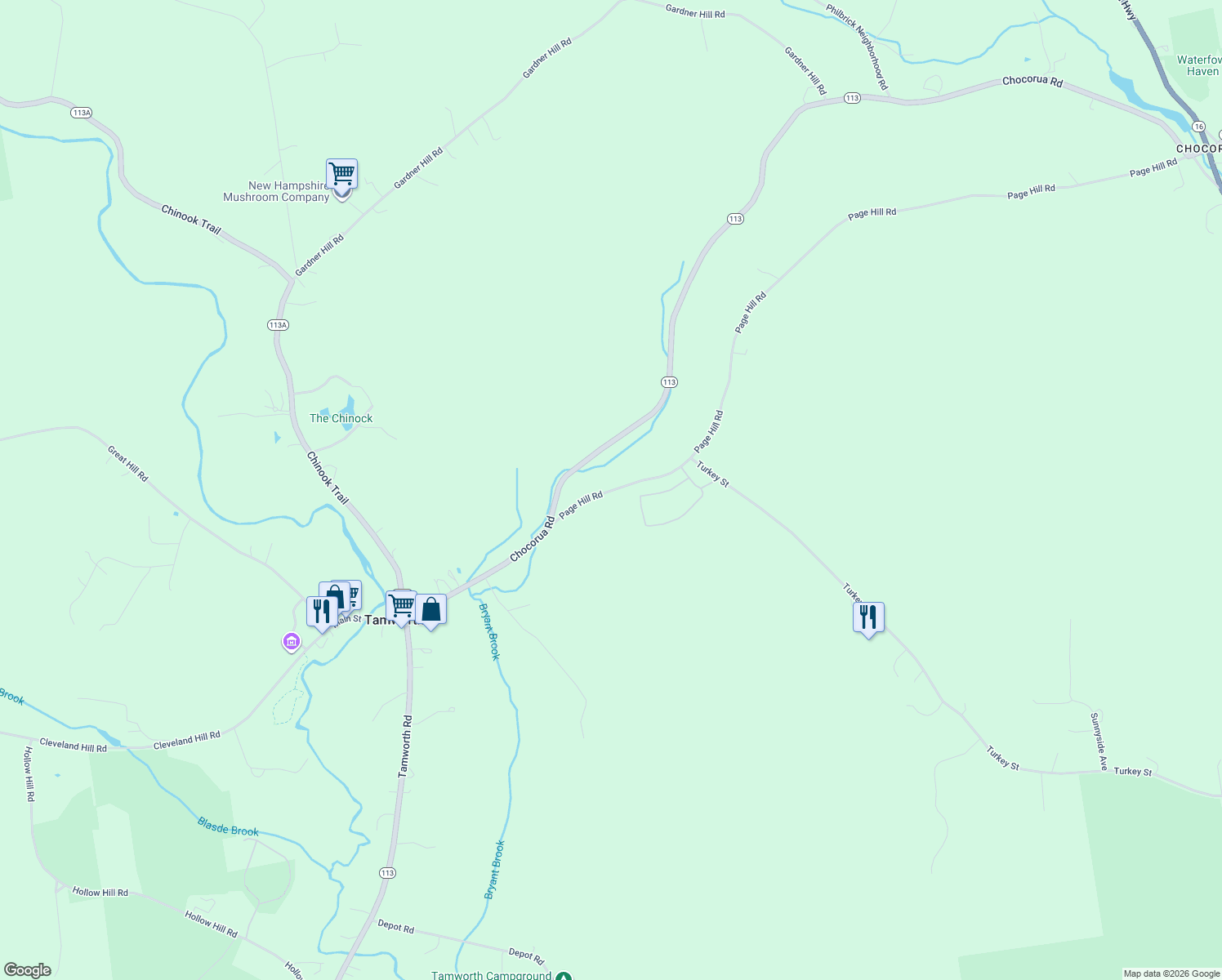 Page Hill Road, Tamworth NH Walk Score