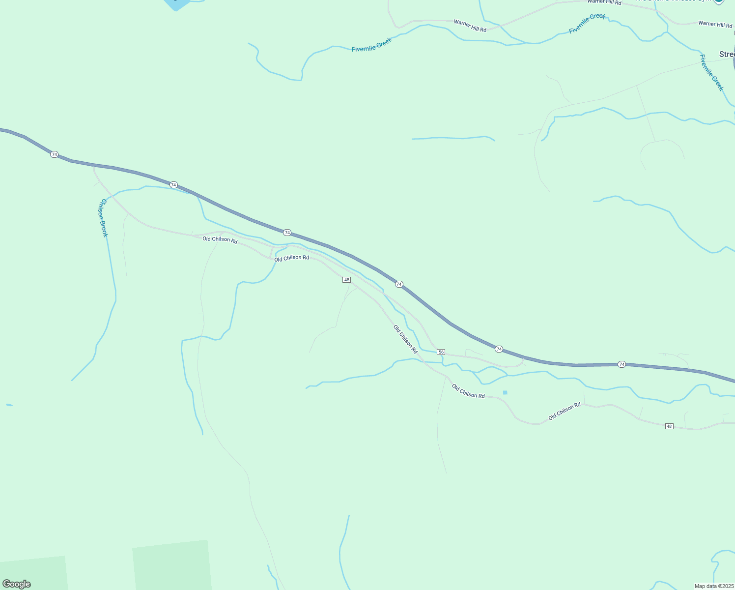 map of restaurants, bars, coffee shops, grocery stores, and more near 303 County Highway 48 in Ticonderoga